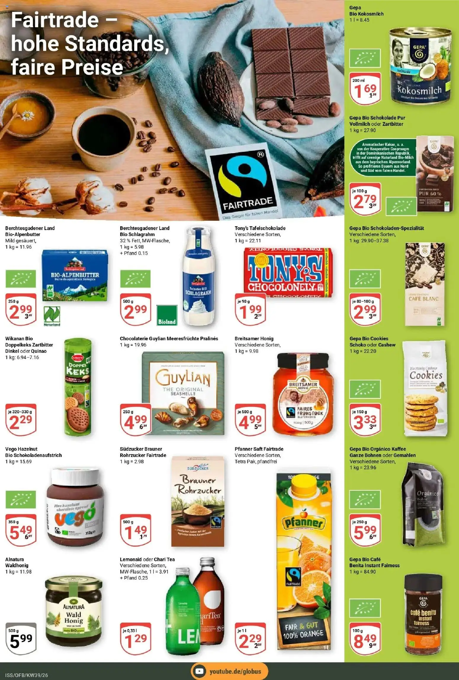 Globus Prospekt Isserstedt (ab 21.09.2026) » Angebote online | Seite: 14 | Produkte: Kaffee, Schokolade, Cashew, Saft