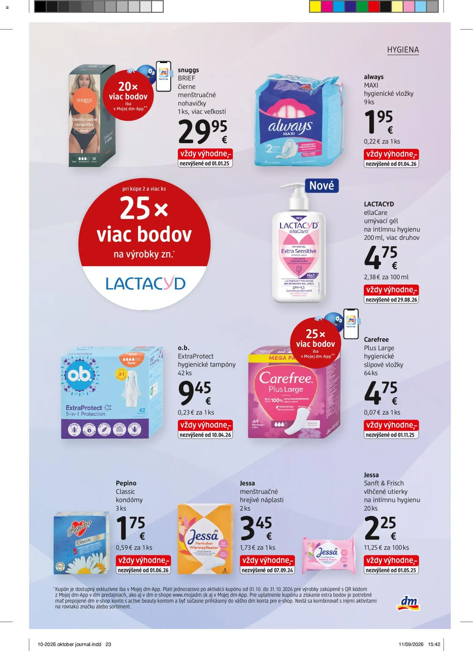 Nové dm drogerie akcie – leták je platný od 01.10.2026 | Strana: 23