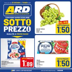 Anteprima del volantino ARD Discount volantino Sardegna valido a partire dal 28/09/2026