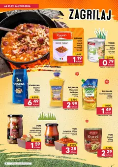 Pivac Katalog - Pregled kataloga iz trgovine Pivac, vrijedi od 21.09.2026 | Stranica: 6 | Proizvodi: Salata, Majoneza, Vegeta, Senf