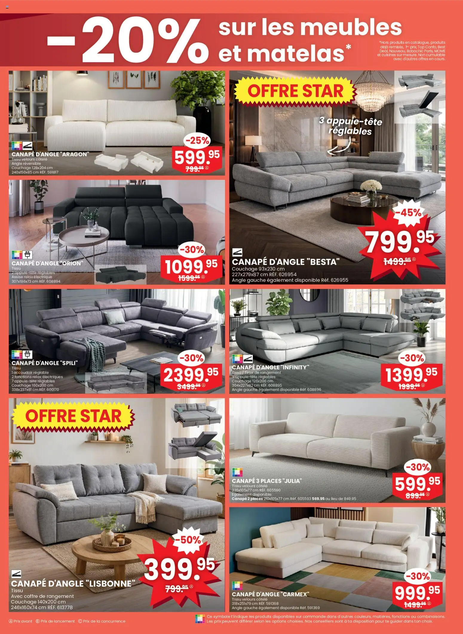 Conforama aktionen FR – gültig ab 14.10.2026 | Seite: 3 | Produkte: Top