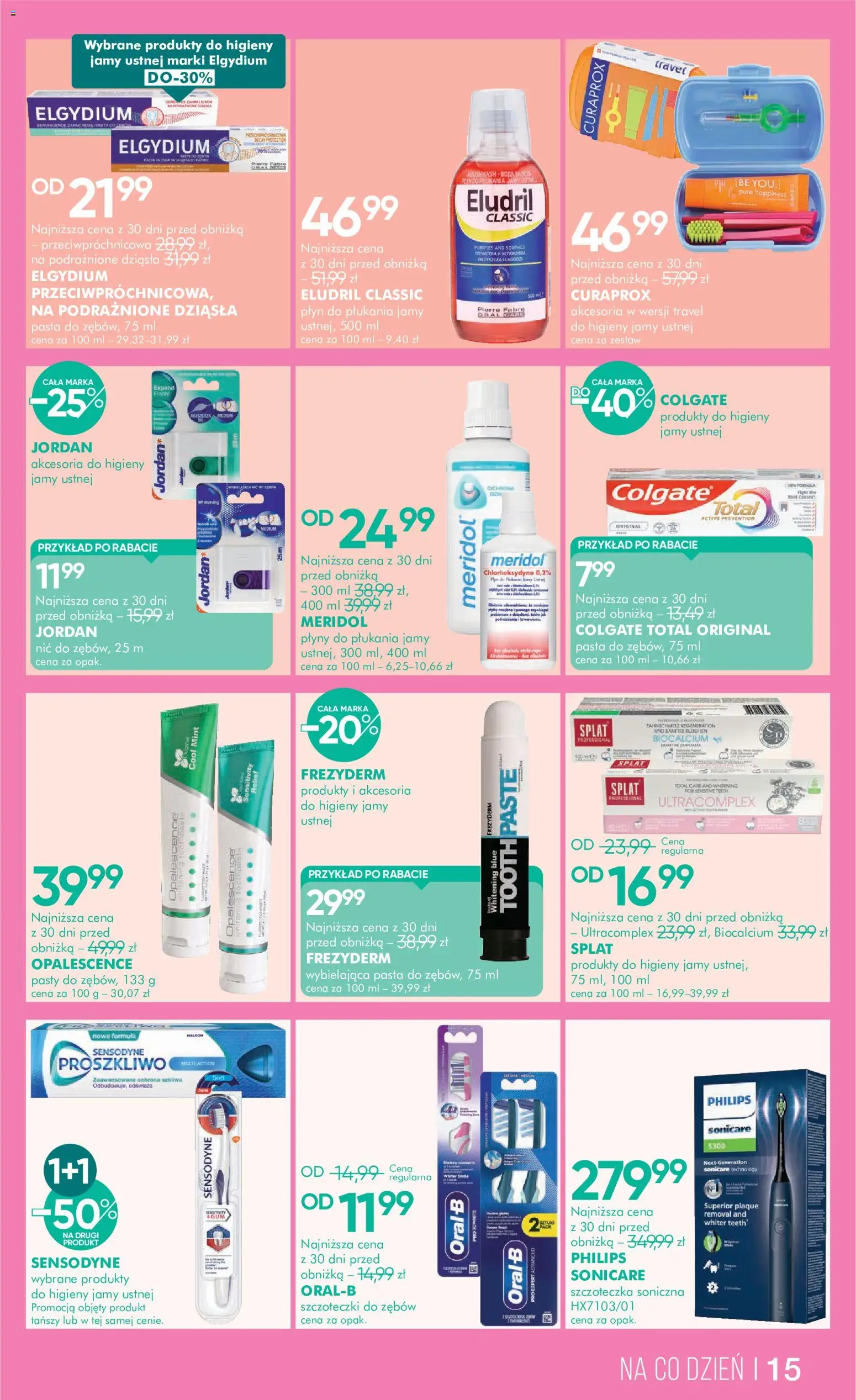 Super-pharm gazetka od 29.06.2026 | Strona: 15 | Produkty: Curaprox, Szczoteczka soniczna, Por