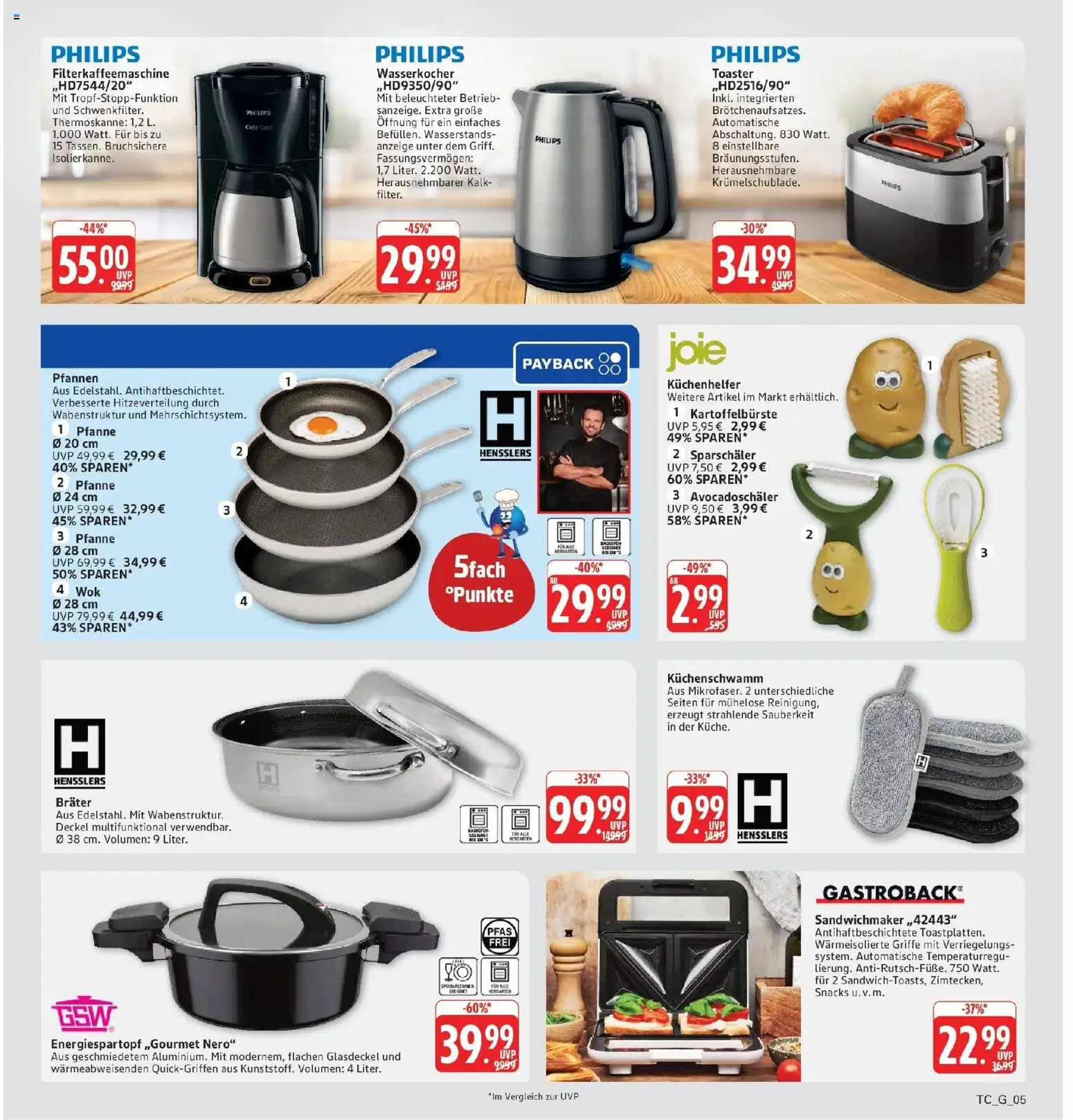 Marktkauf Prospekt Kirchheim (ab 12.10.2026) » Angebote online | Seite: 35 | Produkte: Philips, Sandwichmaker, Toaster, Filterkaffeemaschine