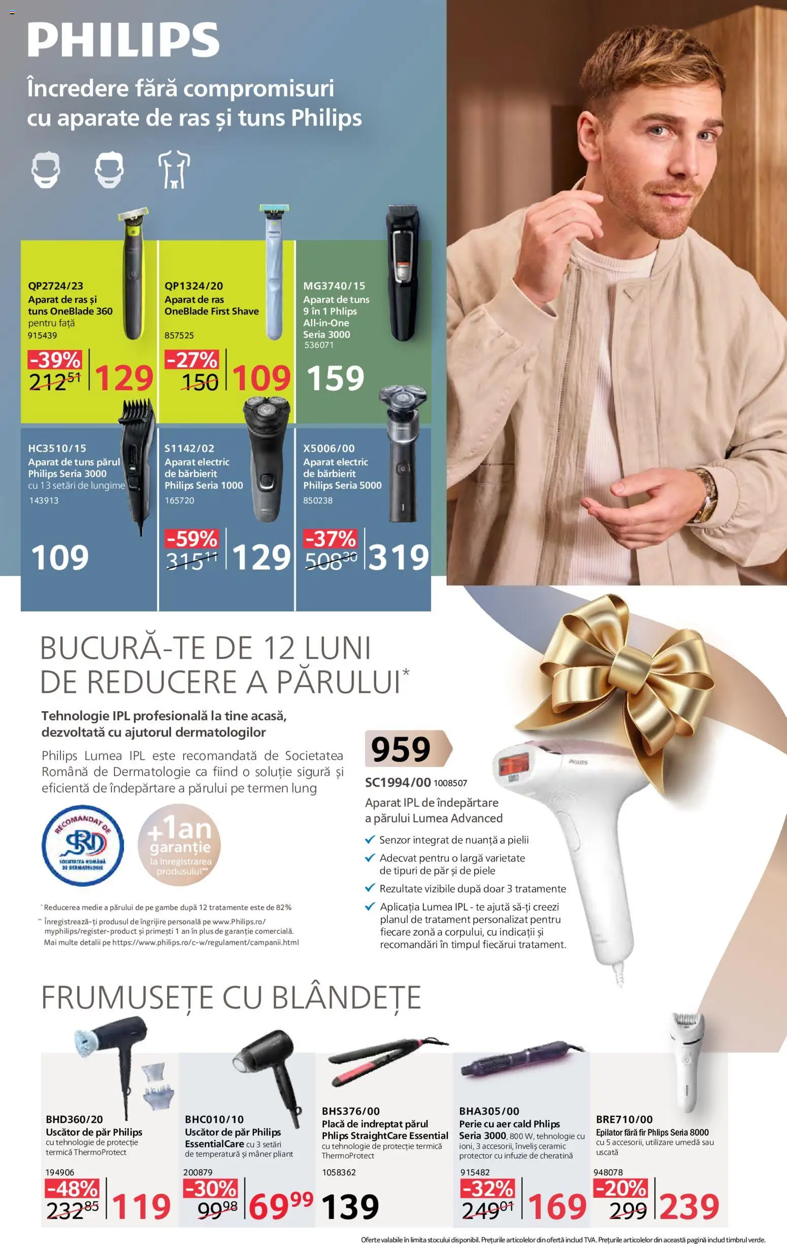 Noul catalog Selgros – valabil de la 26.06.2026 | Pagină: 24 | Produse: Uscător, Uscător De Păr, Placă De Îndreptat Părul, Perie