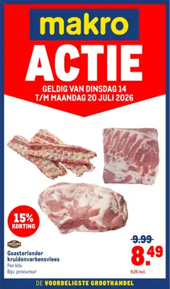 Makro folder - Versdeals - Voorbeeld van een folder van Makro, geldig van 14-07-2026