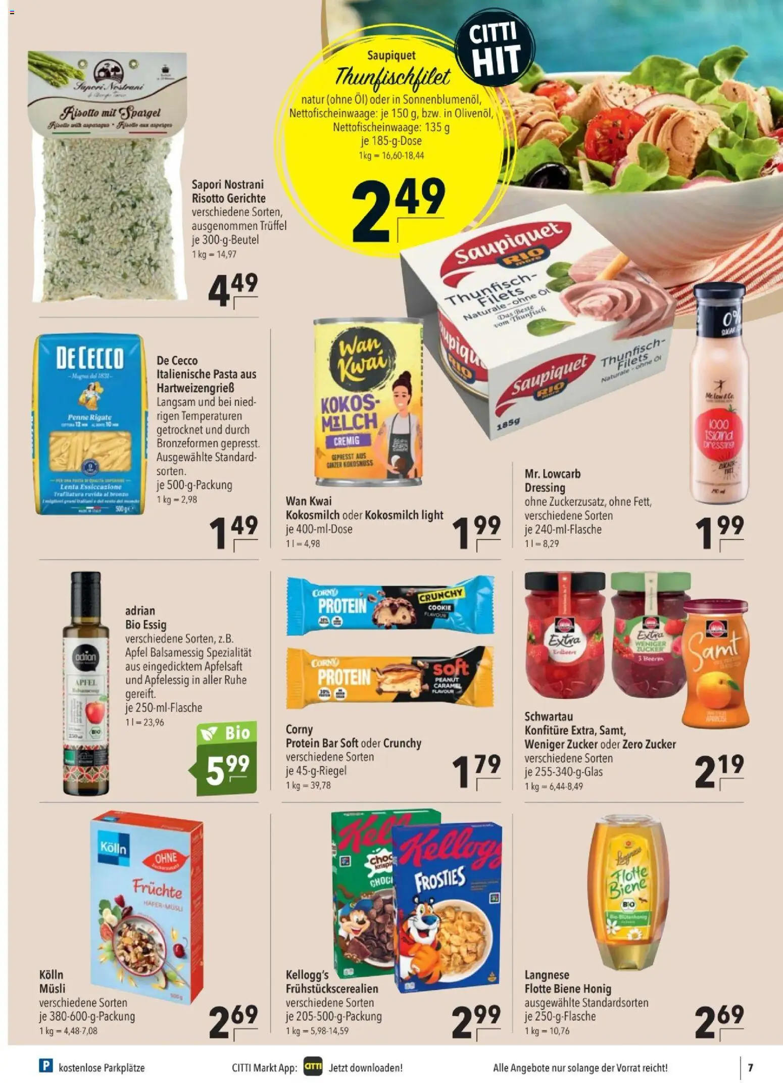 CITTI tilbudsavis – gyldig fra 10.06.2026 | Side: 7 | Produkter: Øl, Pasta, Dressing