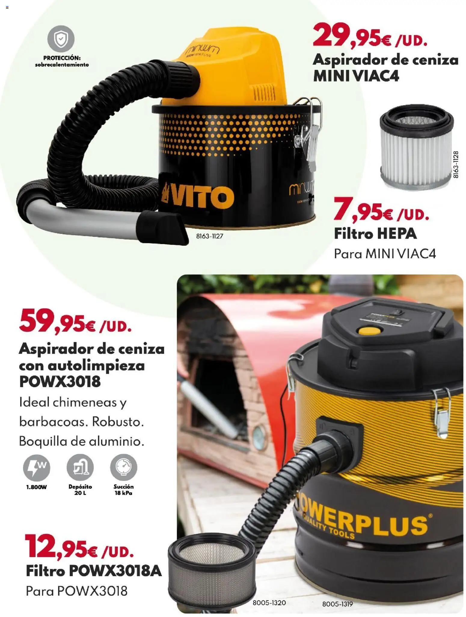 BricoCentro Frio fuera Vida dentro │ válido desde el 19/10/2026 | Página: 31 | Productos: Filtro HEPA, Aspirador