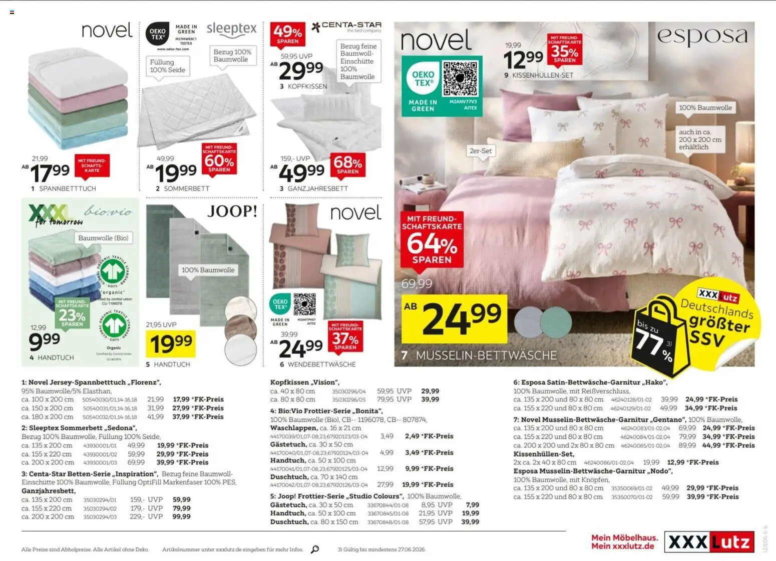 XXXLutz Prospekt – gültig ab 06.06.2026 | Seite: 23 | Produkte: Kopfkissen
