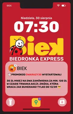Pogląd oferty "Biedronka gazetka - Biek" - ważna od 30.08.2026