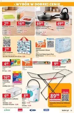 Pogląd oferty "E.Leclerc gazetka" - ważna od 14.07.2026 | Strona: 25 | Produkty: Karta, Suszarka, Czajnik, Patelnia