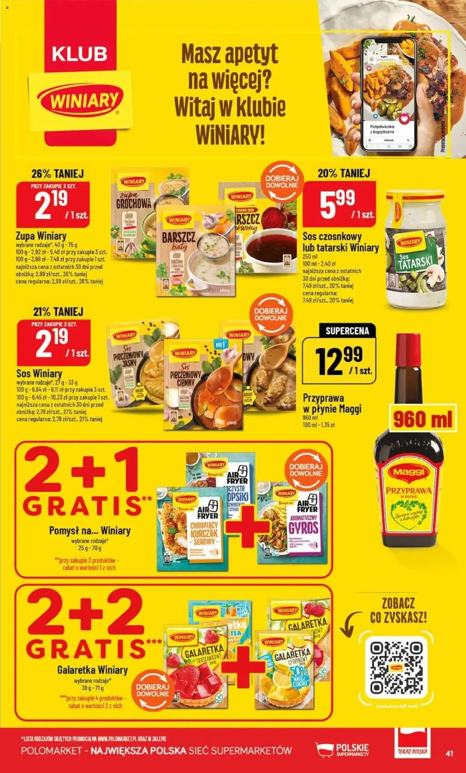 Nowa POLOmarket gazetka od jutra 09.09.2026 | Strona: 41 | Produkty: Barszcz, Gyros, Zupa, Sos