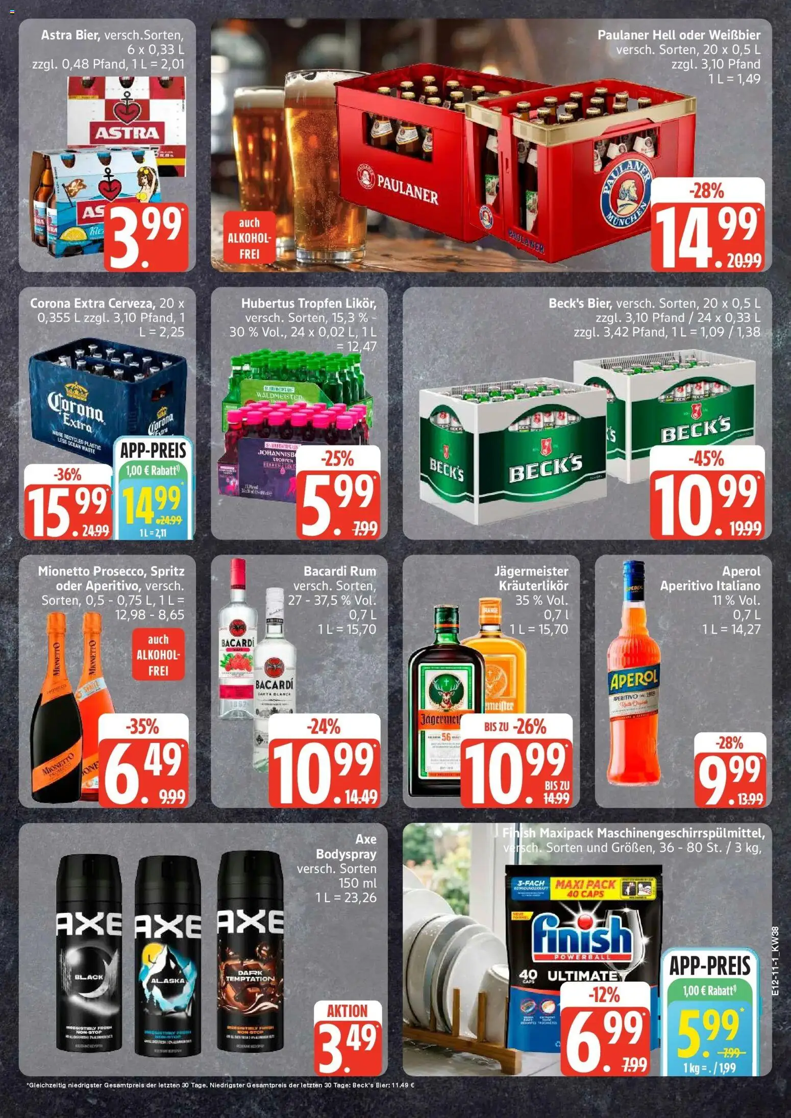Edeka Prospekt Hamburg (ab 14.09.2026) » Angebote Online | Seite: 16 | Produkte: Fanta, Bier, Astra, Alkohol