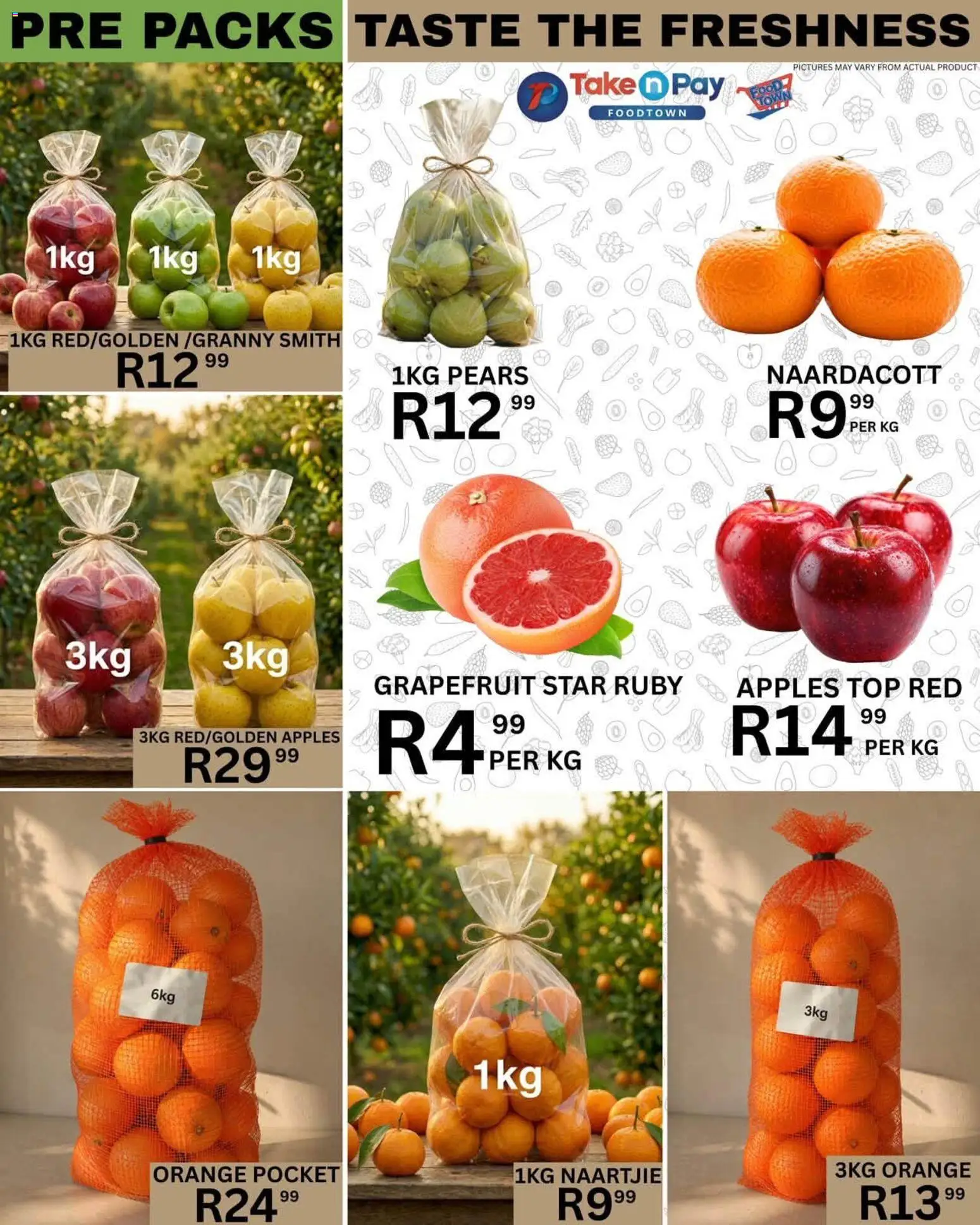 New Take n Pay catalogue – valid from 04/08/2026 | Page: 2 | Products: Pears, Apples, Grapefruit