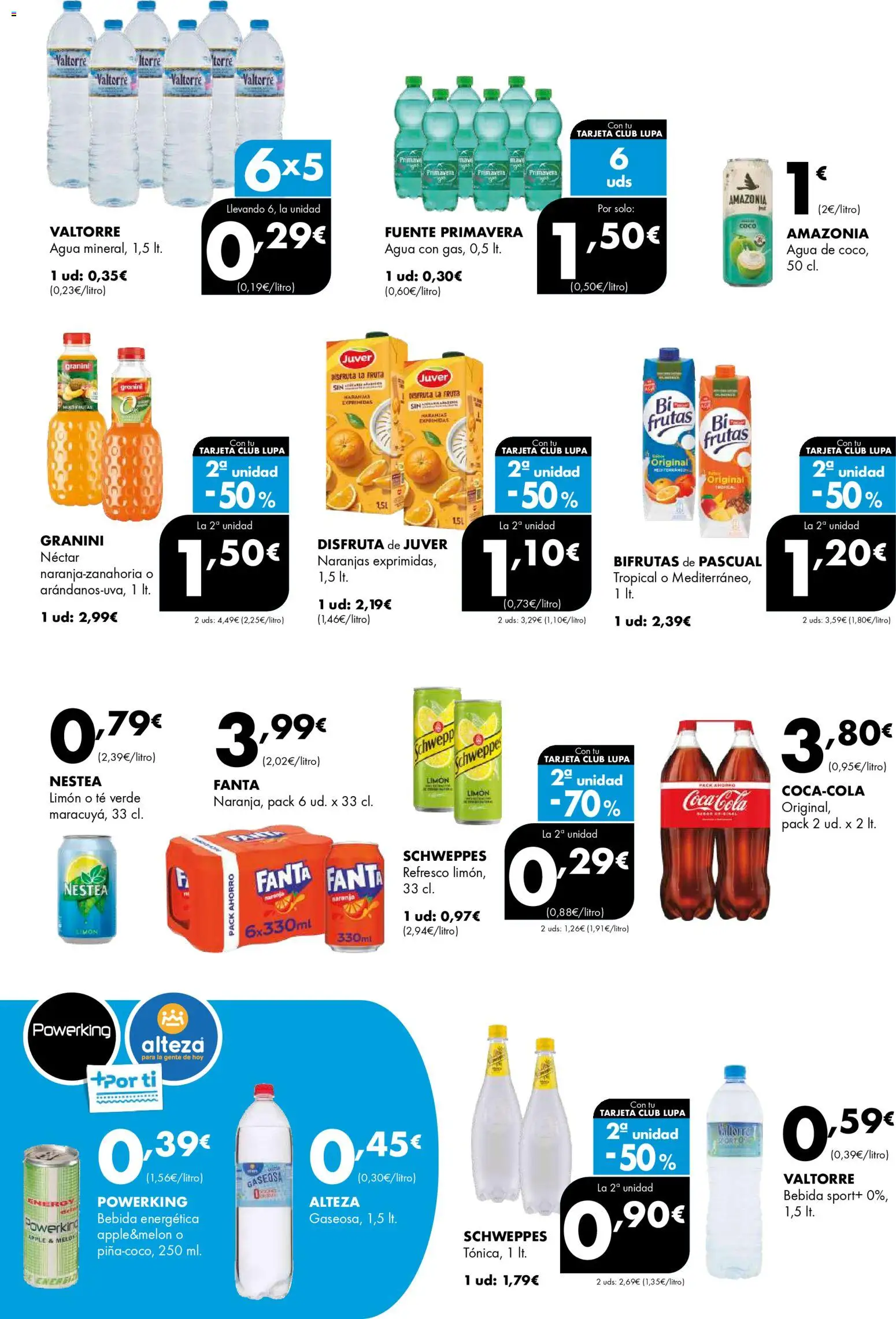 Lupa Supermercados folleto │ válido desde el 05.03.2026 | Página: 12 | Productos: Naranjas, Té, Néctar, Gaseosa