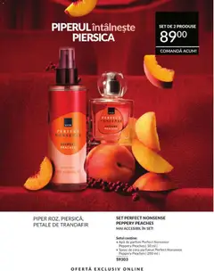 Ofertele Avon valabile de la 01.08.2026 | Pagină: 183 | Produse: Piersică, Apă de parfum, Parfum, Apă