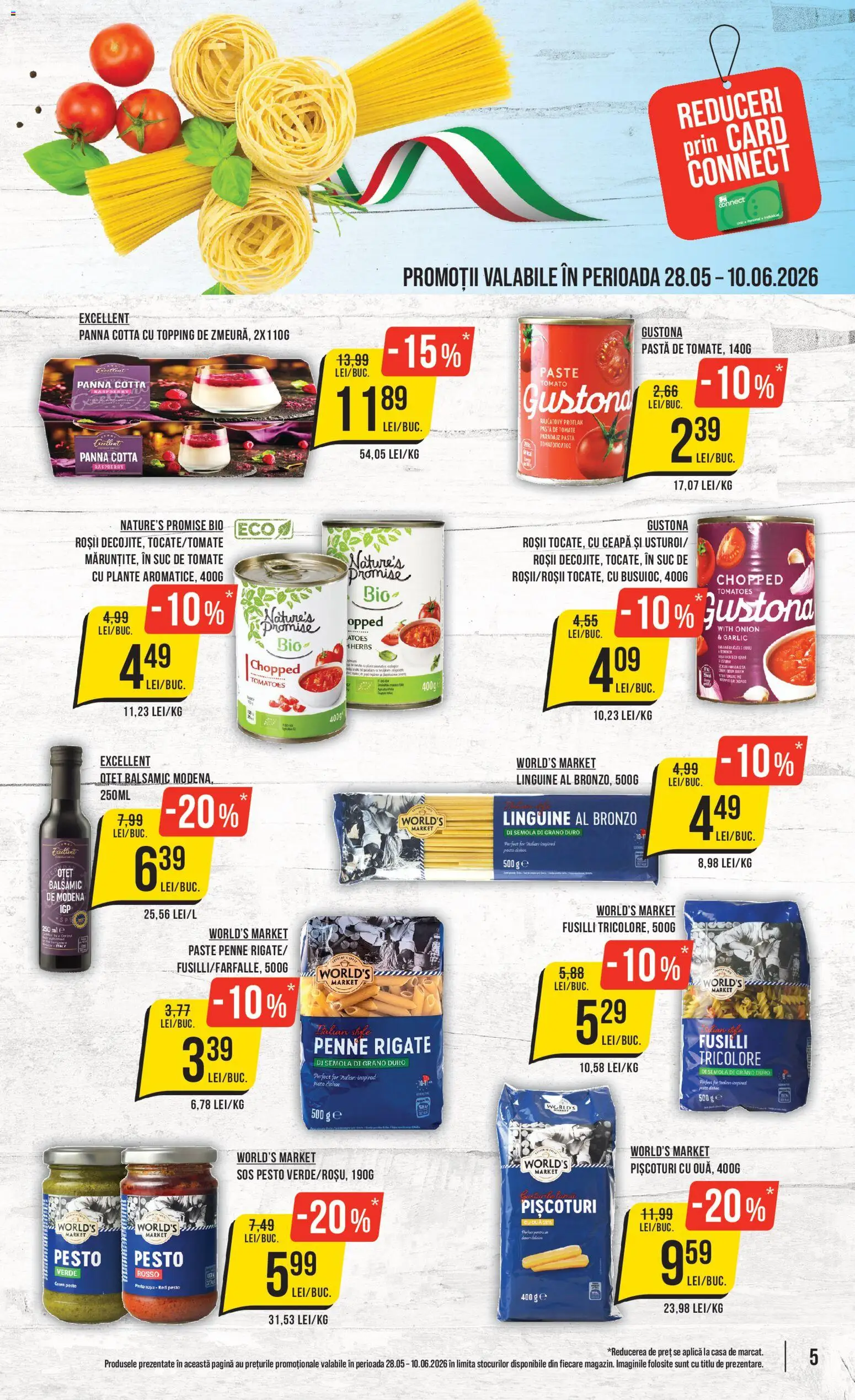 Noul catalog Mega Image – valabil de la 28.05.2026 | Pagină: 5 | Produse: Suc, Roșii, Ceapă, Sos