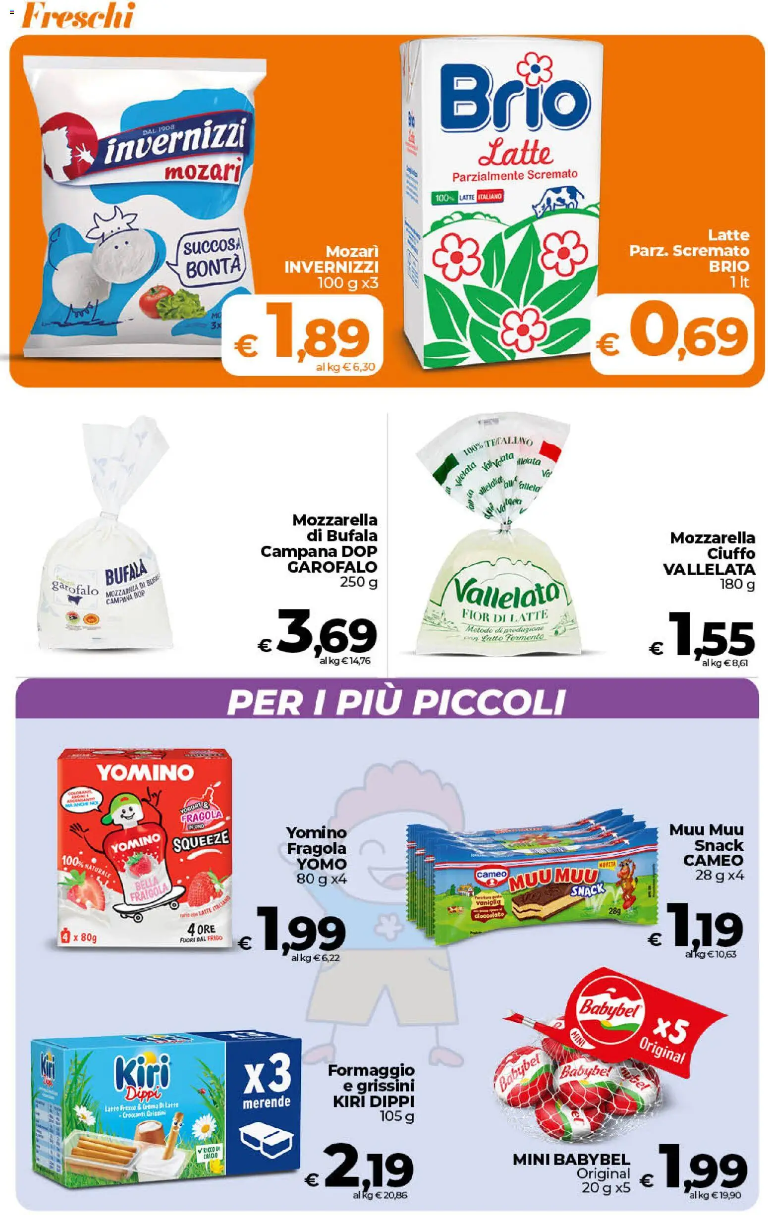 Volantino Ipercoop del 21/08/2026 | Pagina: 18 | Prodotti: Vaniglia, Garofalo, Latte, Mozzarella di bufala
