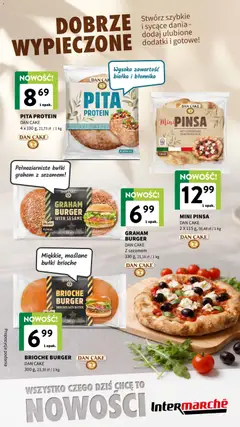 Pogląd oferty "Intermarche gazetka - Nowości" - ważna od 07.05.2026 | Strona: 8 | Produkty: Pinsa, Pita