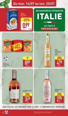 Aldi - Prévisualisation de LASAGNES, CUCINA LASAGNES Sans précuisson. valide à partir de 14/07/2026 | Page: 28
