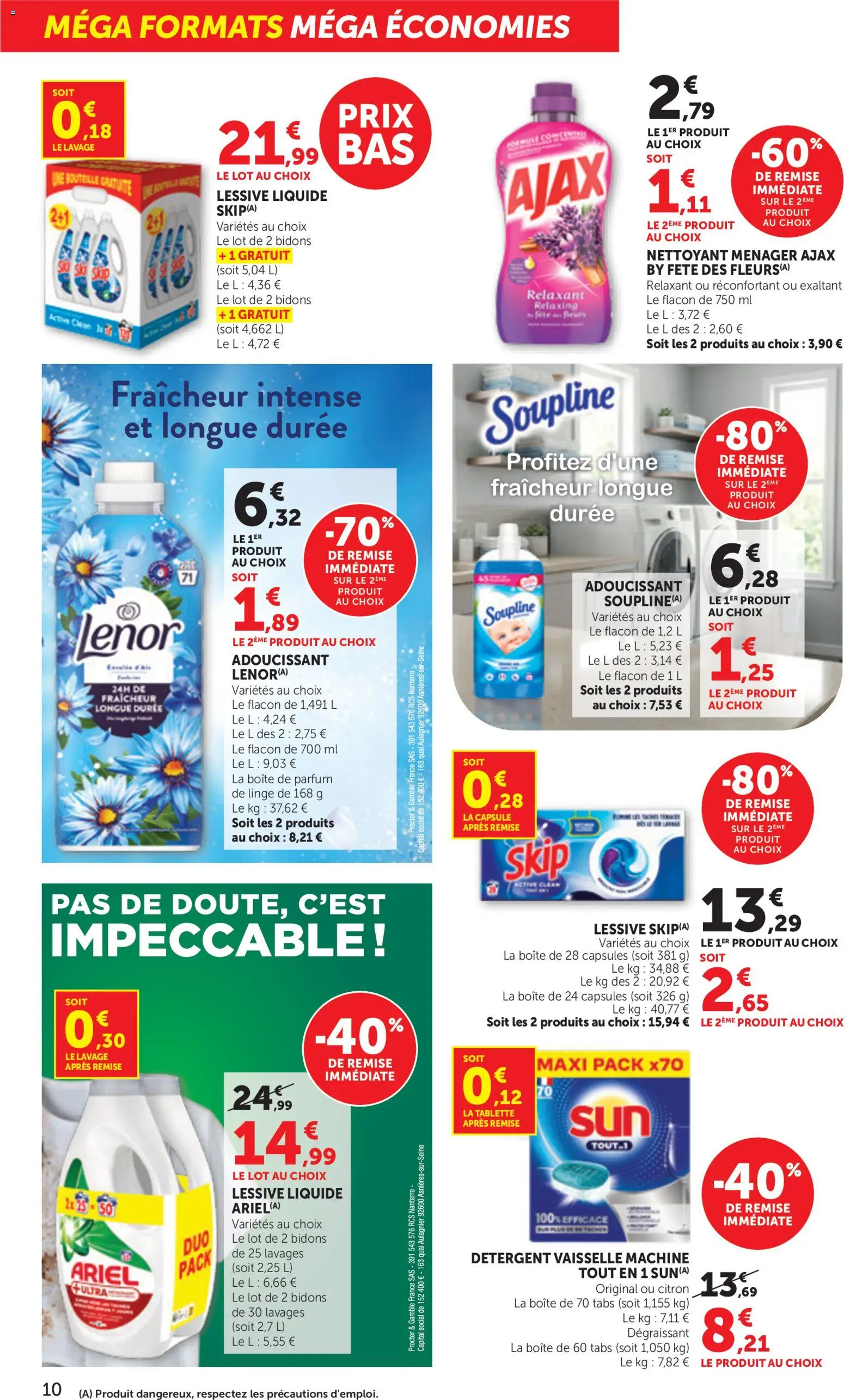 {H1} | Page: 10 | Produits: Lessive Liquide, Détergent, Lessive, Bouteille