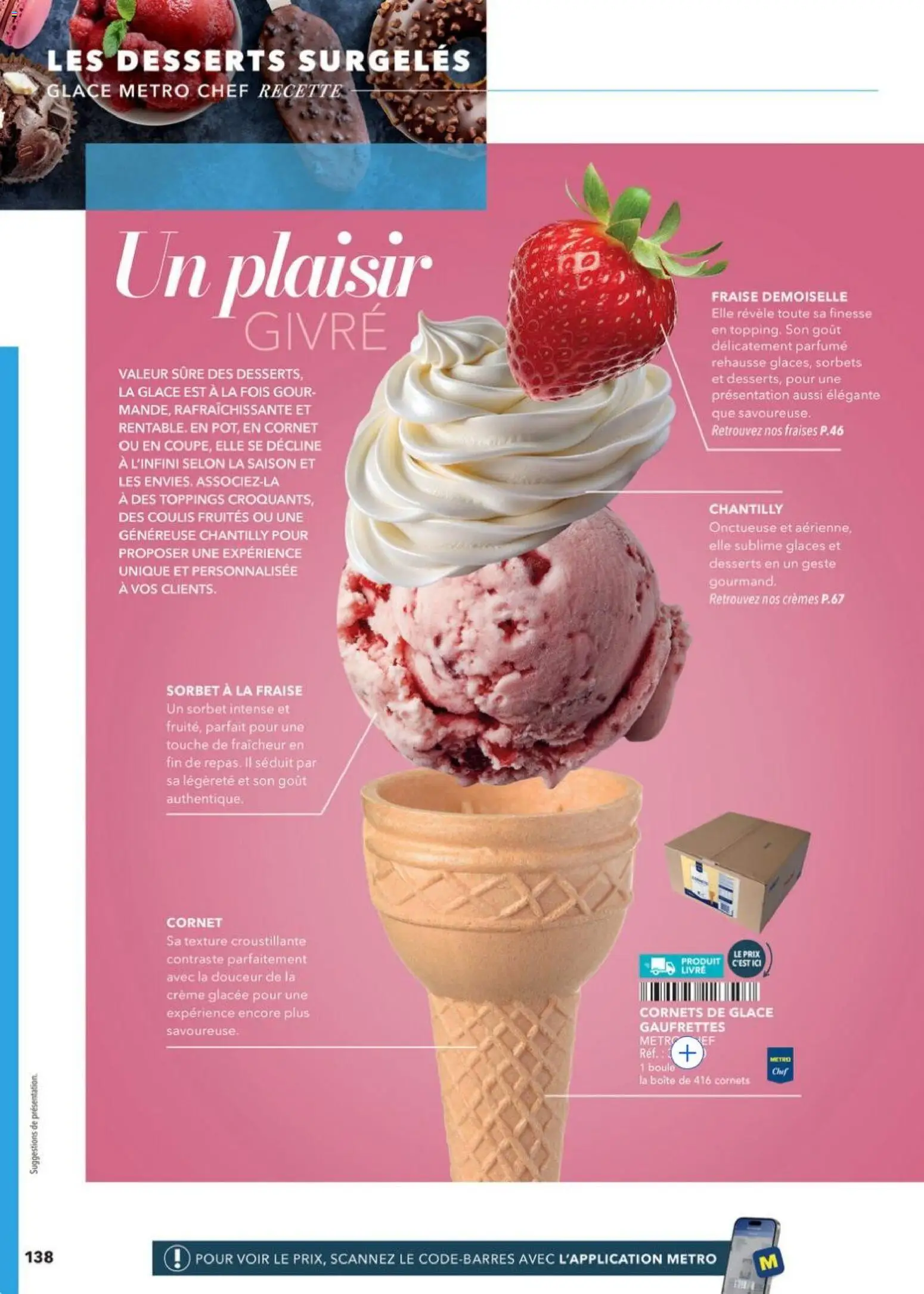{H1} | Page: 138 | Produits: Glaces, Fraise, Fraises, Livre