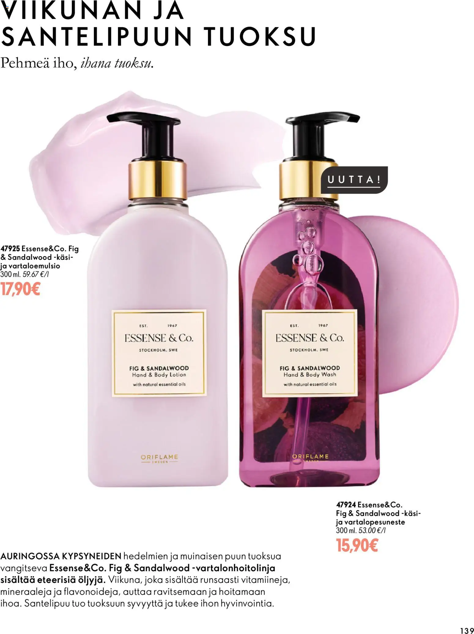 Oriflame tarjoukset – voimassa 18/11/2026 alkaen | Sivu: 139 | Tuotteet: Tuoksu