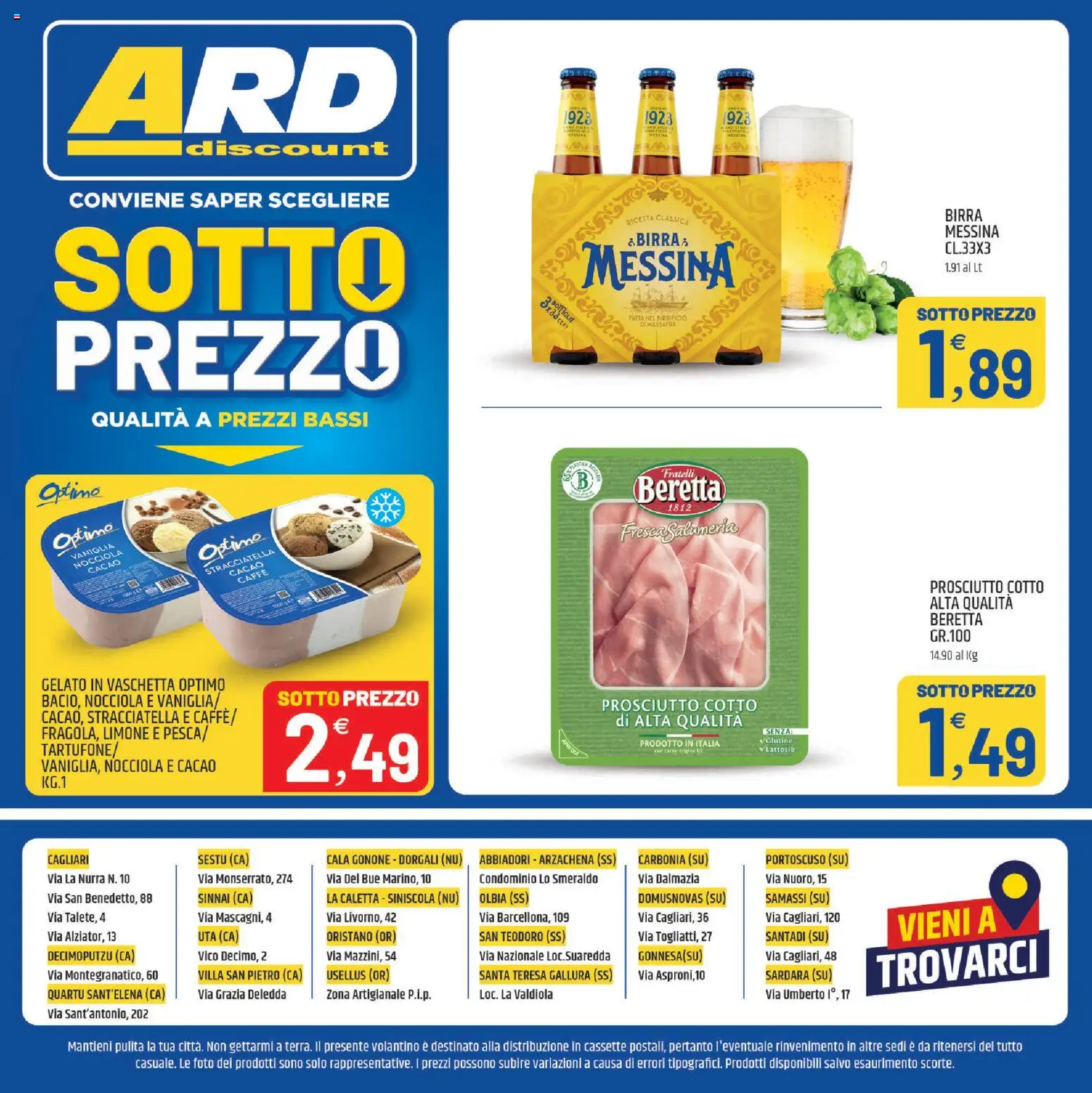 Volantino ARD Discount del 27.04.2026 | Pagina: 16 | Prodotti: Prosciutto Cotto, Caffè, Limone, Prosciutto
