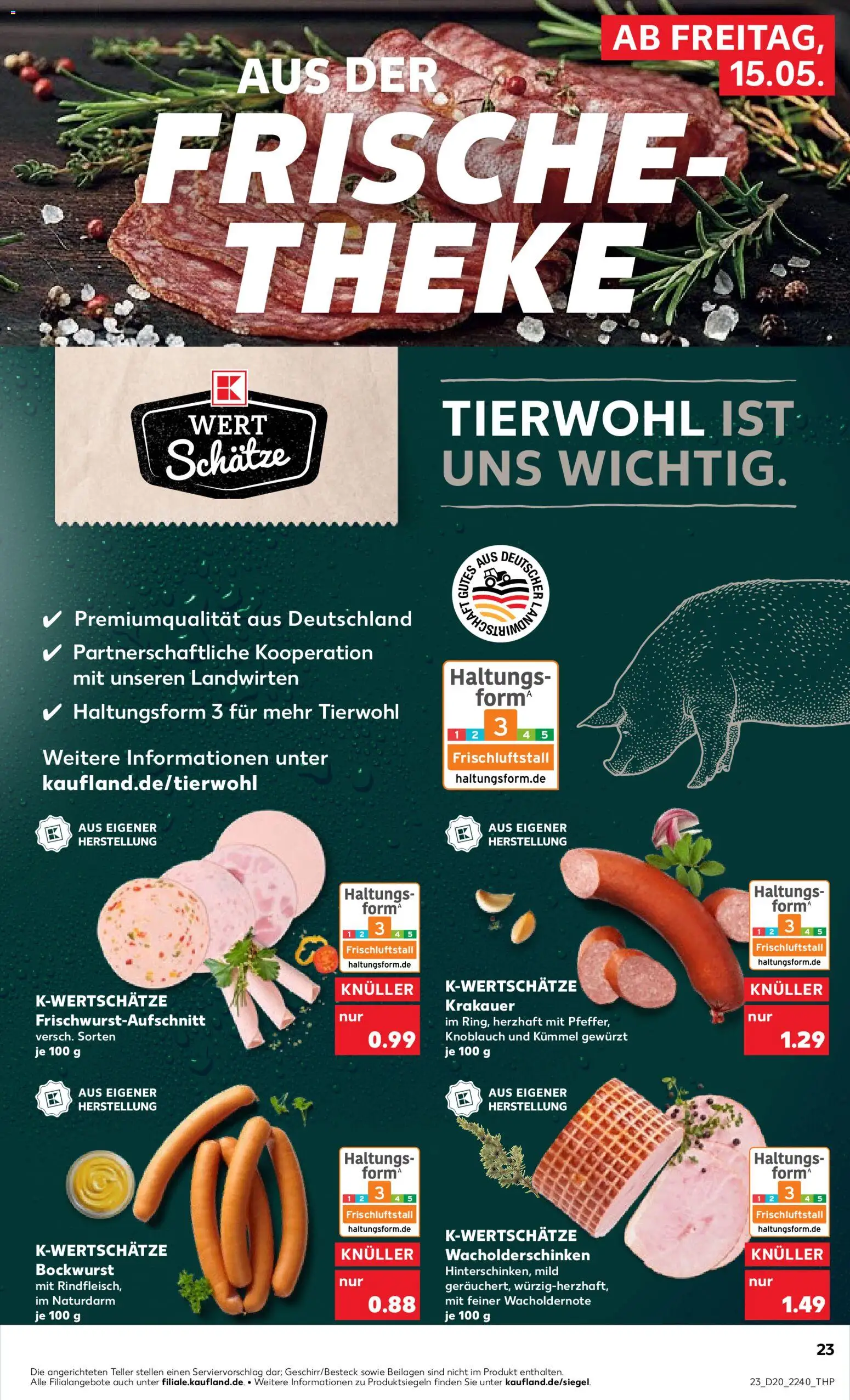 Kaufland Prospekt Stuttgart	 – gültig ab 15.05.2026 | Seite: 23