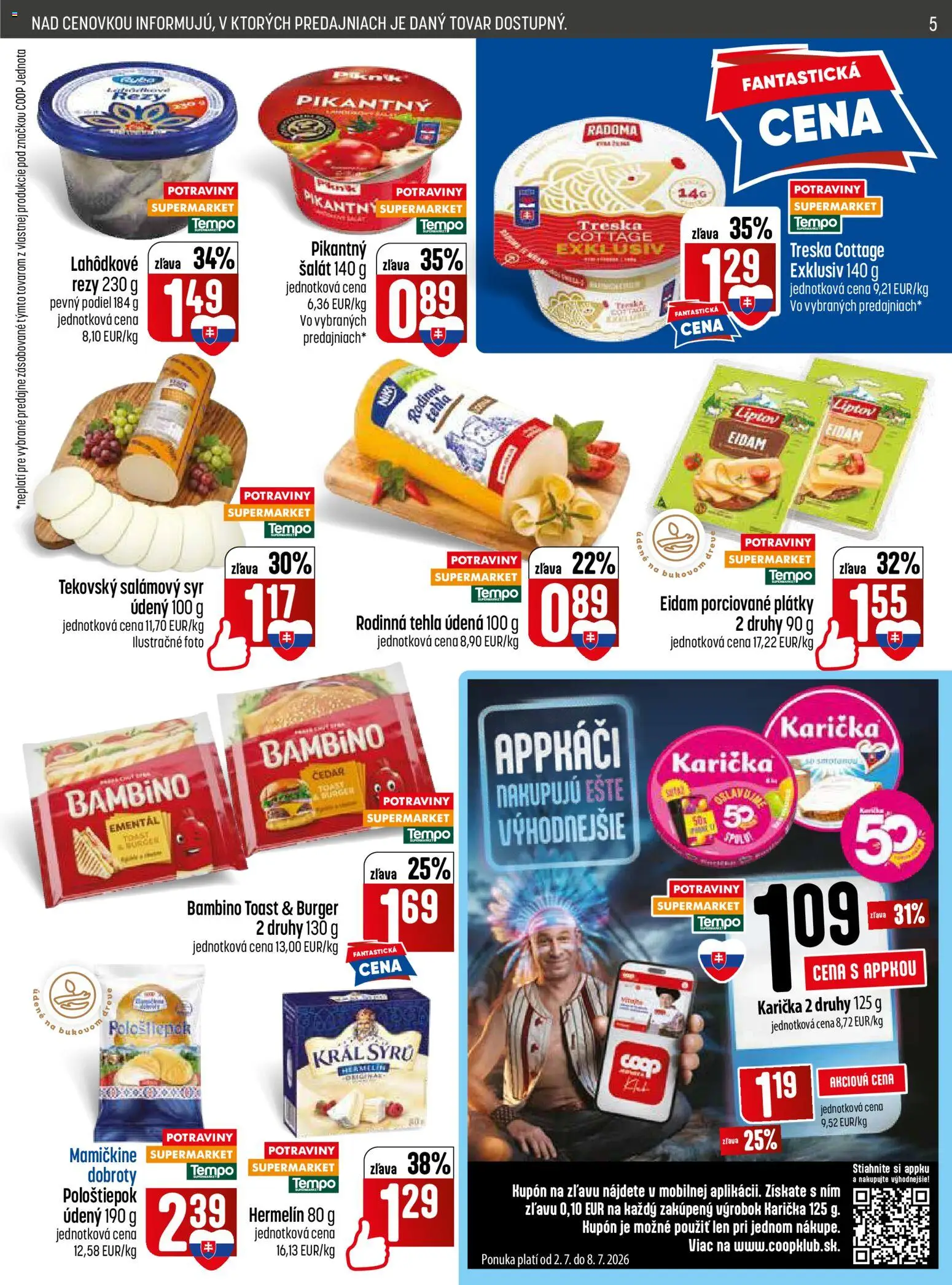 Nové COOP Jednota akcie – leták je platný od 02.07.2026 | Strana: 5