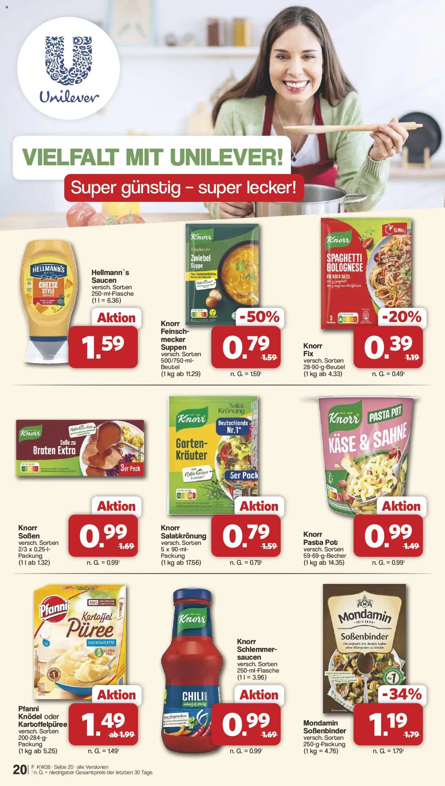 Famila Nordwest Prospekt – gültig ab 14.09.2026 | Seite: 22 | Produkte: Käse, Soße, Sahne, Salat