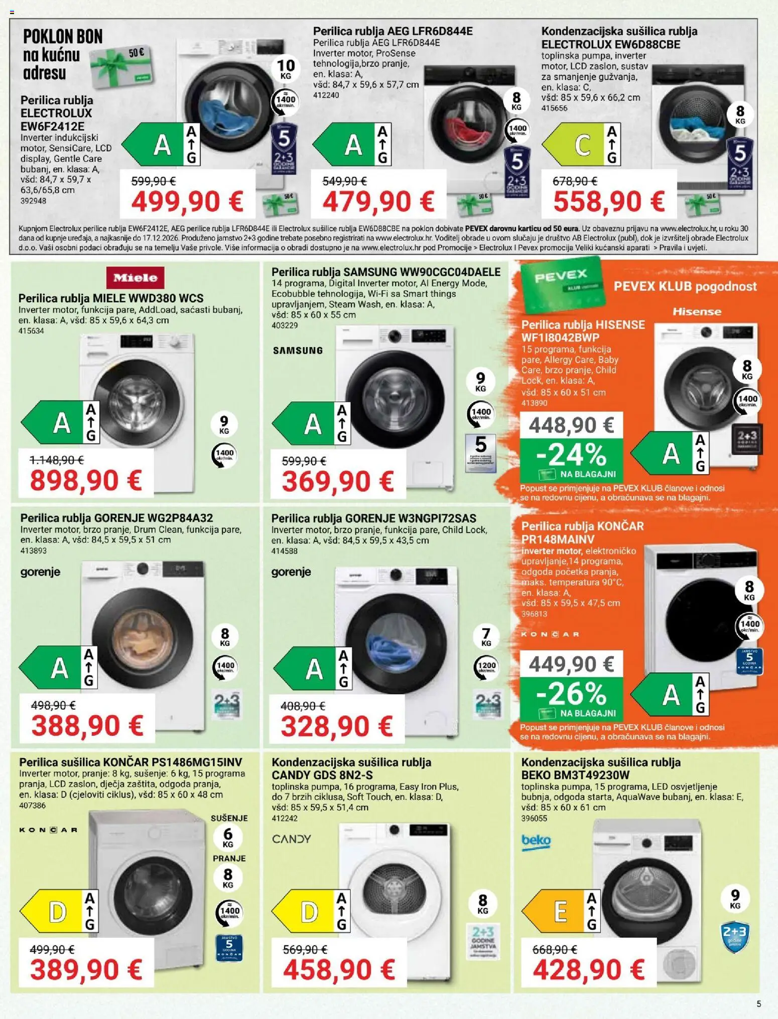 Pevex katalog | vrijedi od 22.10.2026 | Stranica: 5