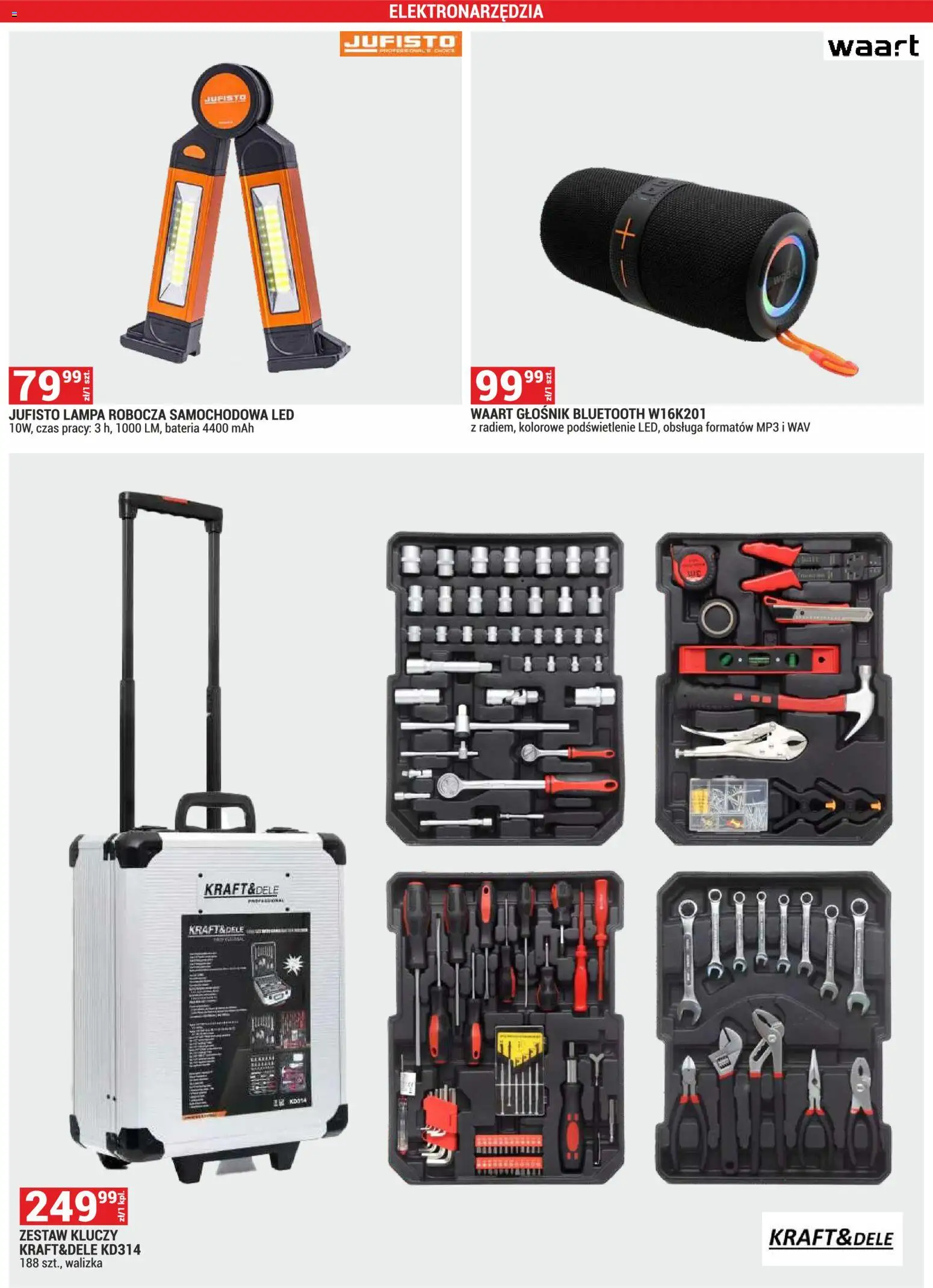 Merkury Market gazetka od 01.07.2026 | Strona: 47 | Produkty: Walizka, Głośnik bluetooth, Bateria, Lampa