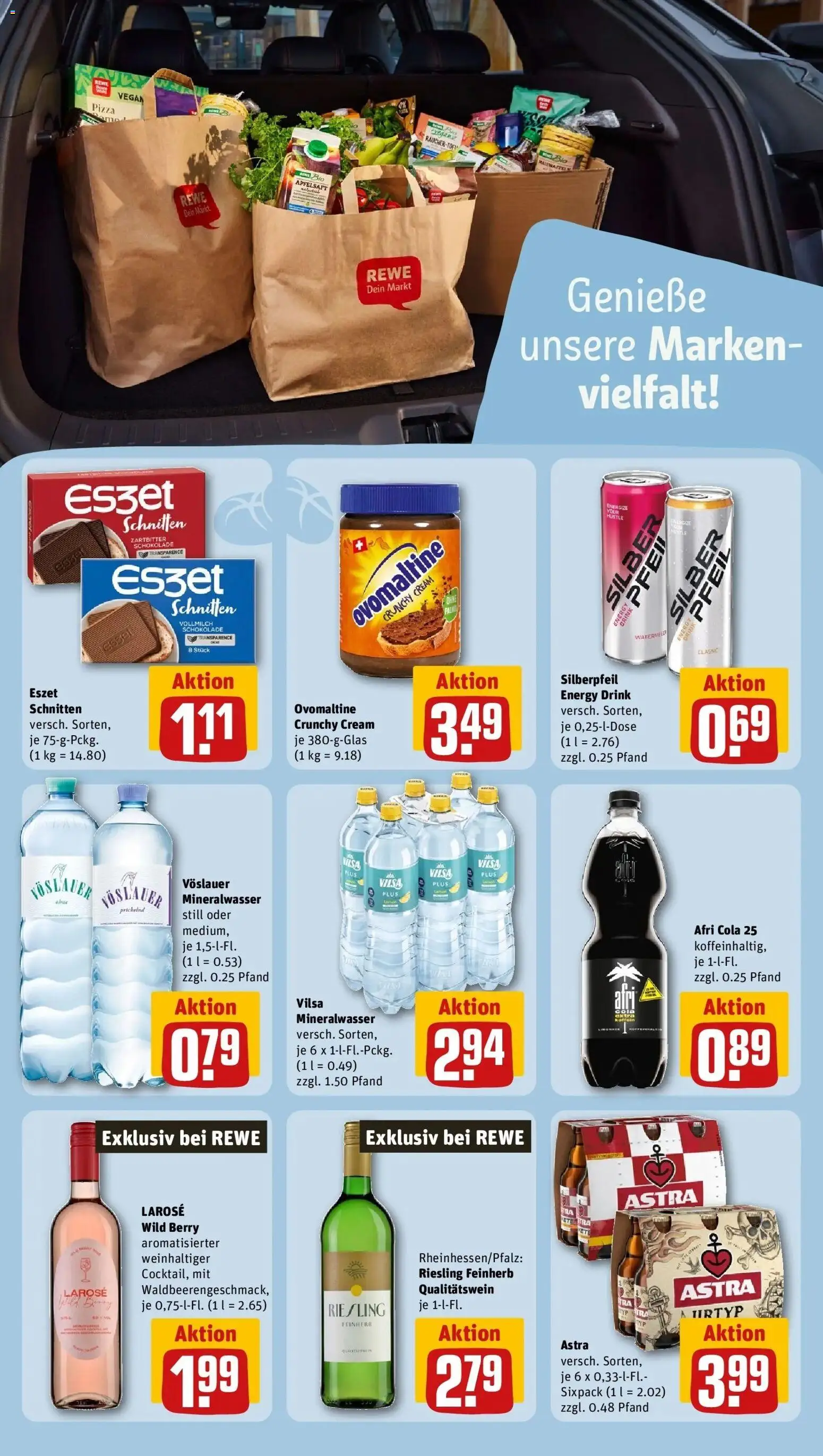 REWE Prospekt ab 05.10.2026 zum Blättern » Angebote | Seite: 17 | Produkte: Ovomaltine, Cola, Energy, Pizza