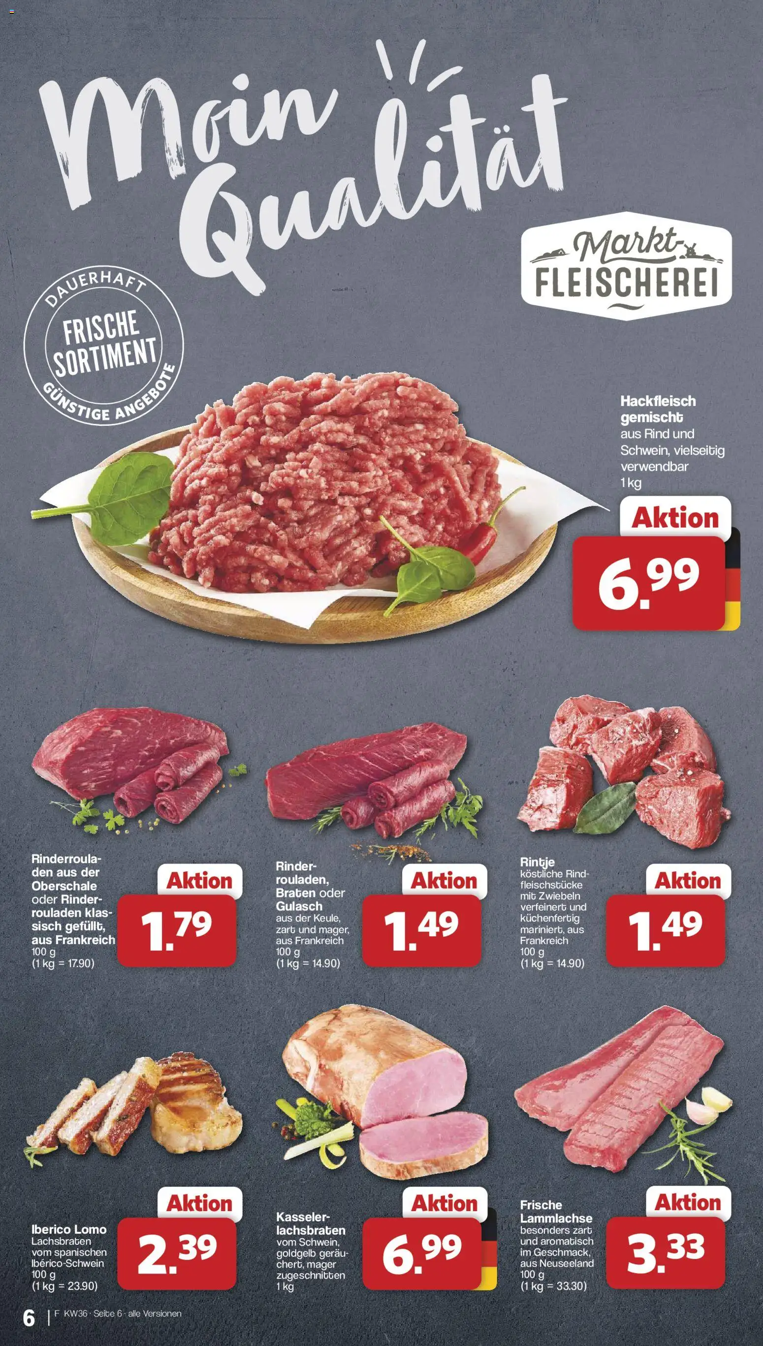 Famila Nordwest Prospekt – gültig ab 31.08.2026 | Seite: 6 | Produkte: Zwiebeln, Gulasch, Hackfleisch
