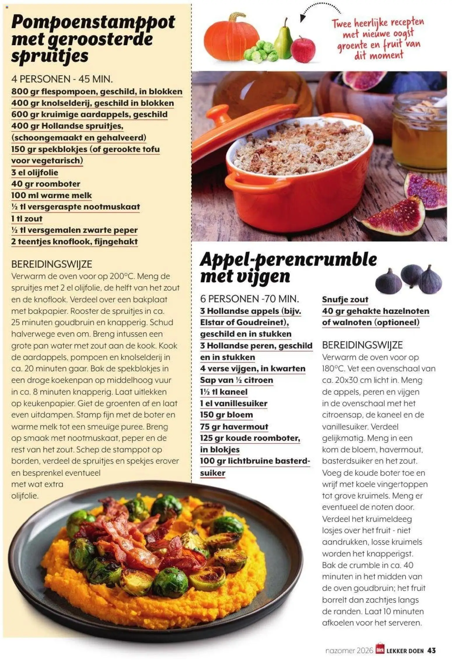 {H1} | Pagina: 43 | Producten: Tofu, Bloem, Walnoten, Vijgen