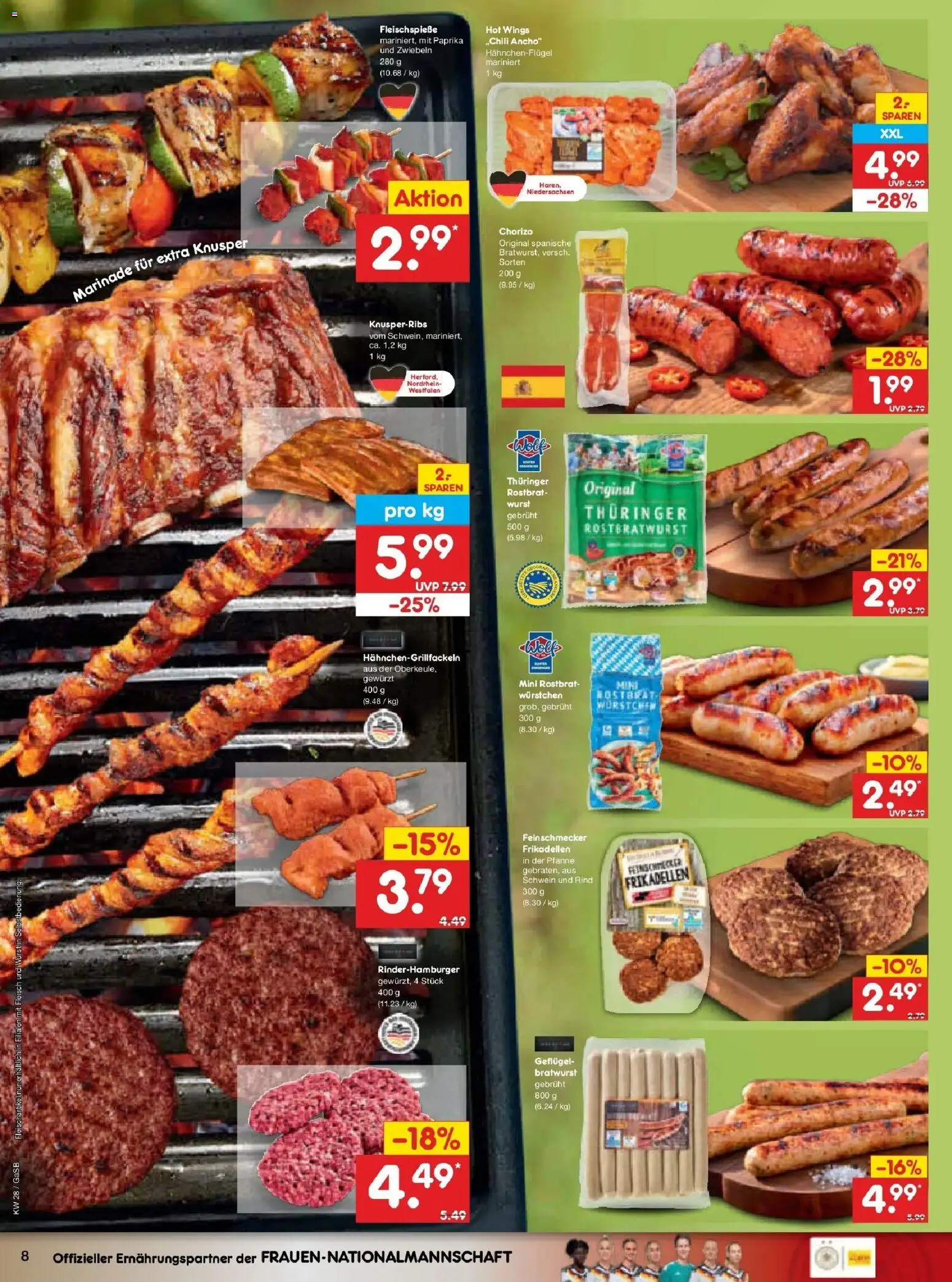 Netto Marken-Discount - Netto: Wochenangebote – gültig ab 05.07.2026 | Seite: 12 | Produkte: Zwiebeln, Paprika, Wurst, Fleisch