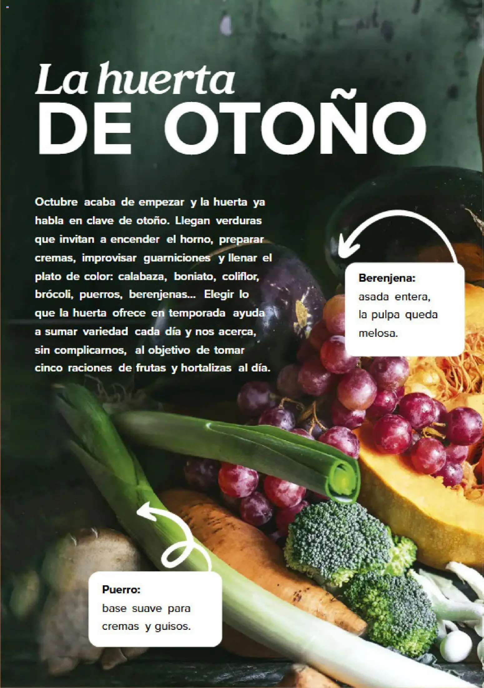 Caprabo Revista │ válido desde el 01/10/2026 | Página: 11 | Productos: Verduras, Berenjena, Puerro