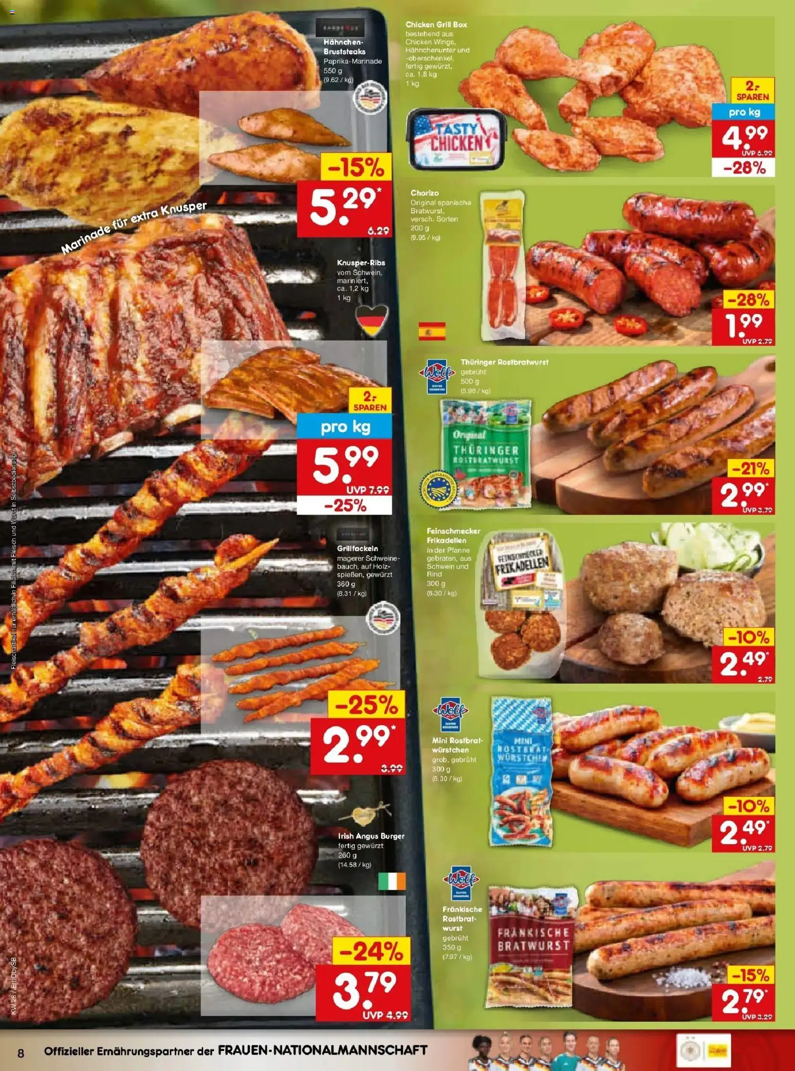 Netto Marken-Discount - Netto: Wochenangebote – gültig ab 05.07.2026 | Seite: 12 | Produkte: Grill, Hahnchen, Bratwurst, Wurst