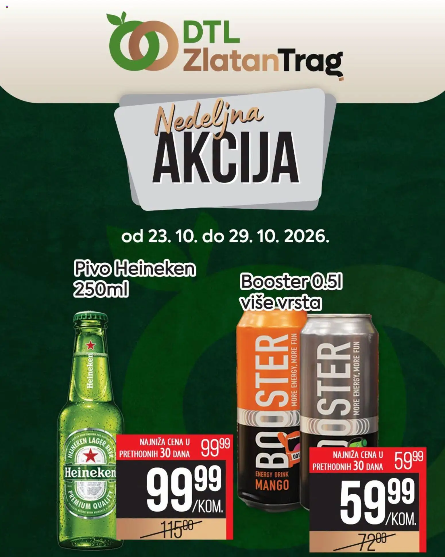 Zlatan Trag katalog - važi od 23.10.2026 | Strana: 5 | Proizvode: Heineken, Mango, Pivo