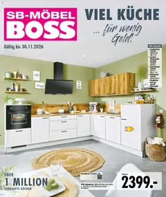 SB Möbel Boss Küchenkatalog 2026 ab 09.04.2026 gültig