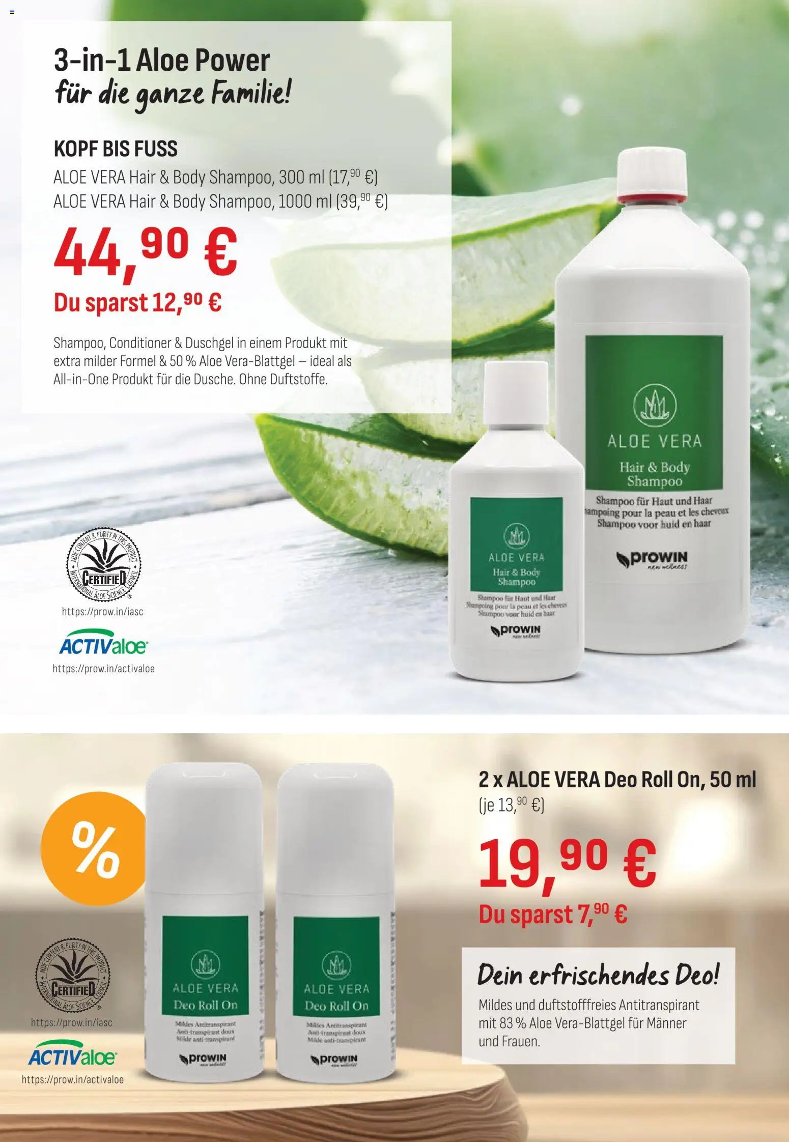 Angebote ProWIN April / Mai 2026 – gültig ab 01.04.2026 | Seite: 8 | Produkte: Shampoo, Duschgel, Antitranspirant