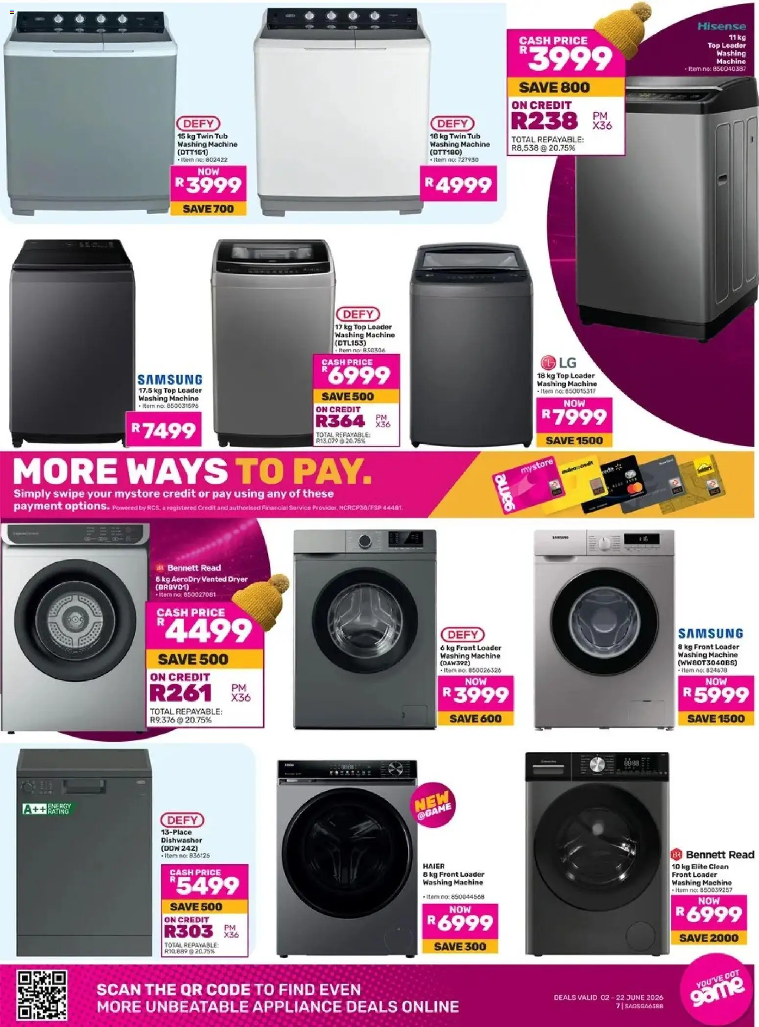 New Game catalogue – valid from 02.06.2026 | Page: 7