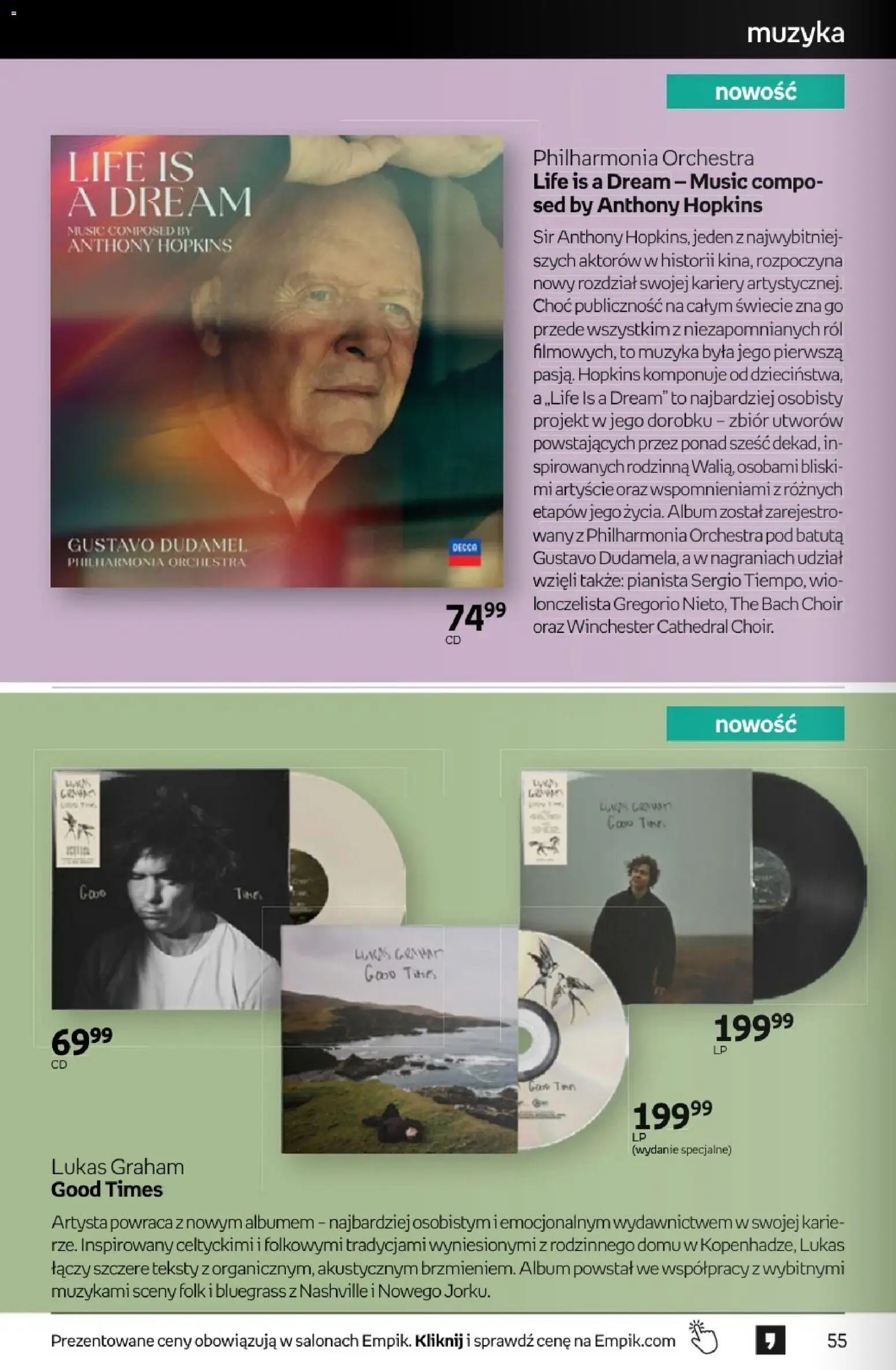 Empik promocje - Tom kultury Muzyka od 26.08.2026 | Strona: 6