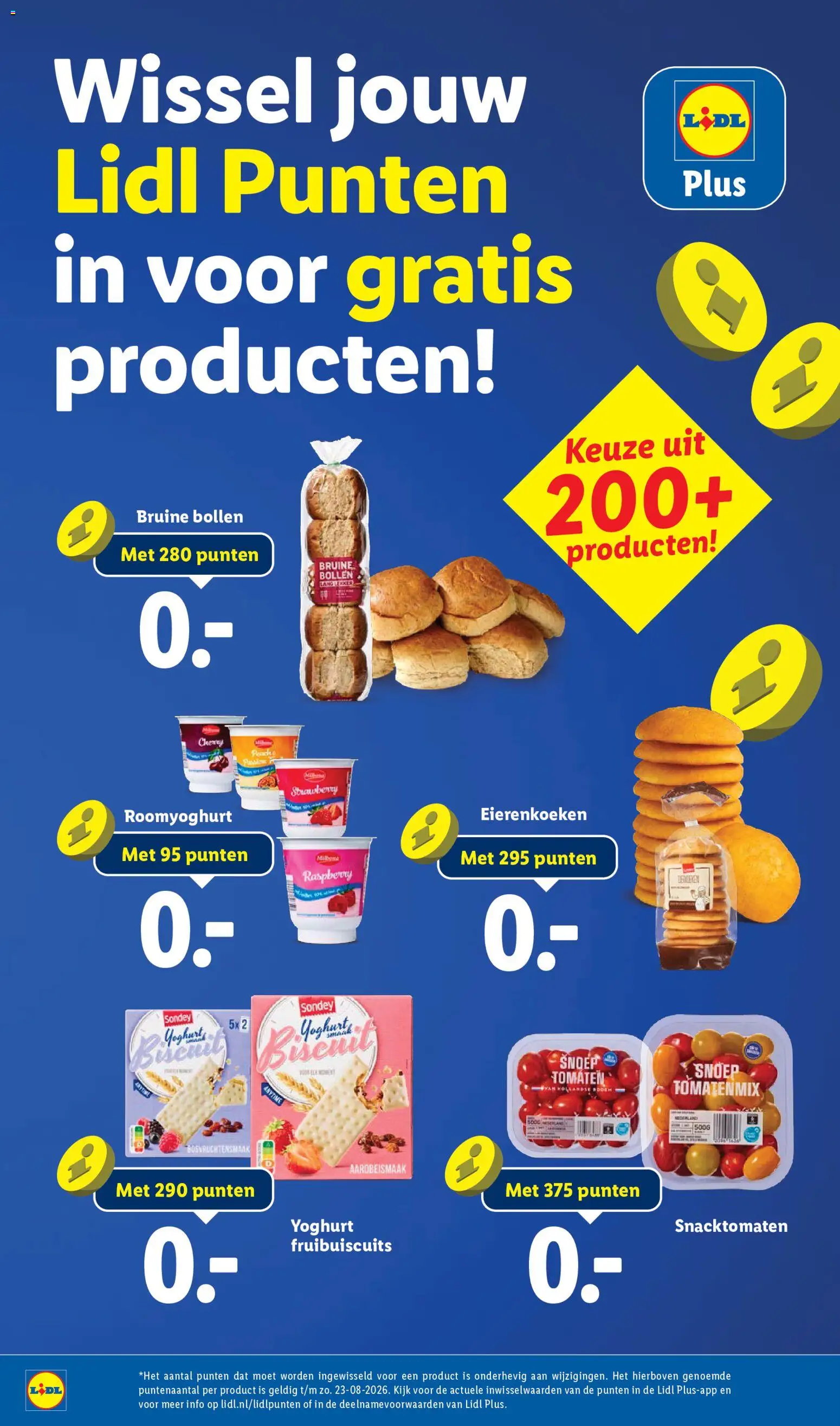 {H1} | Pagina: 42 | Producten: Snoep, Yoghurt, Tomaten, Moët