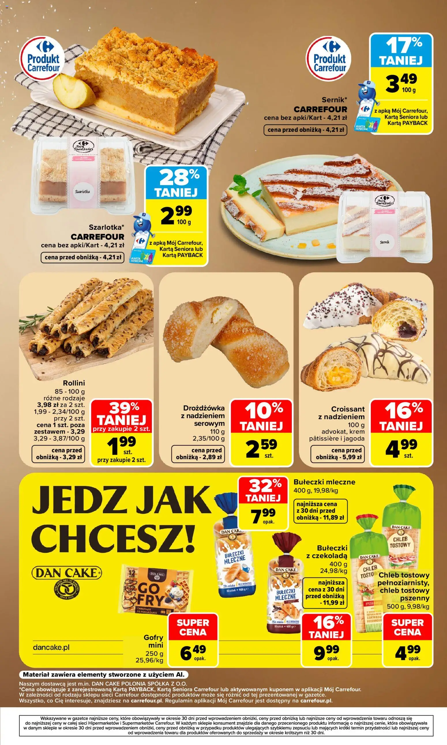 Carrefour gazetka - Weź to na świeżo od 31.08.2026 | Strona: 7 | Produkty: Karta, Mleka, Chleb, Czekolada