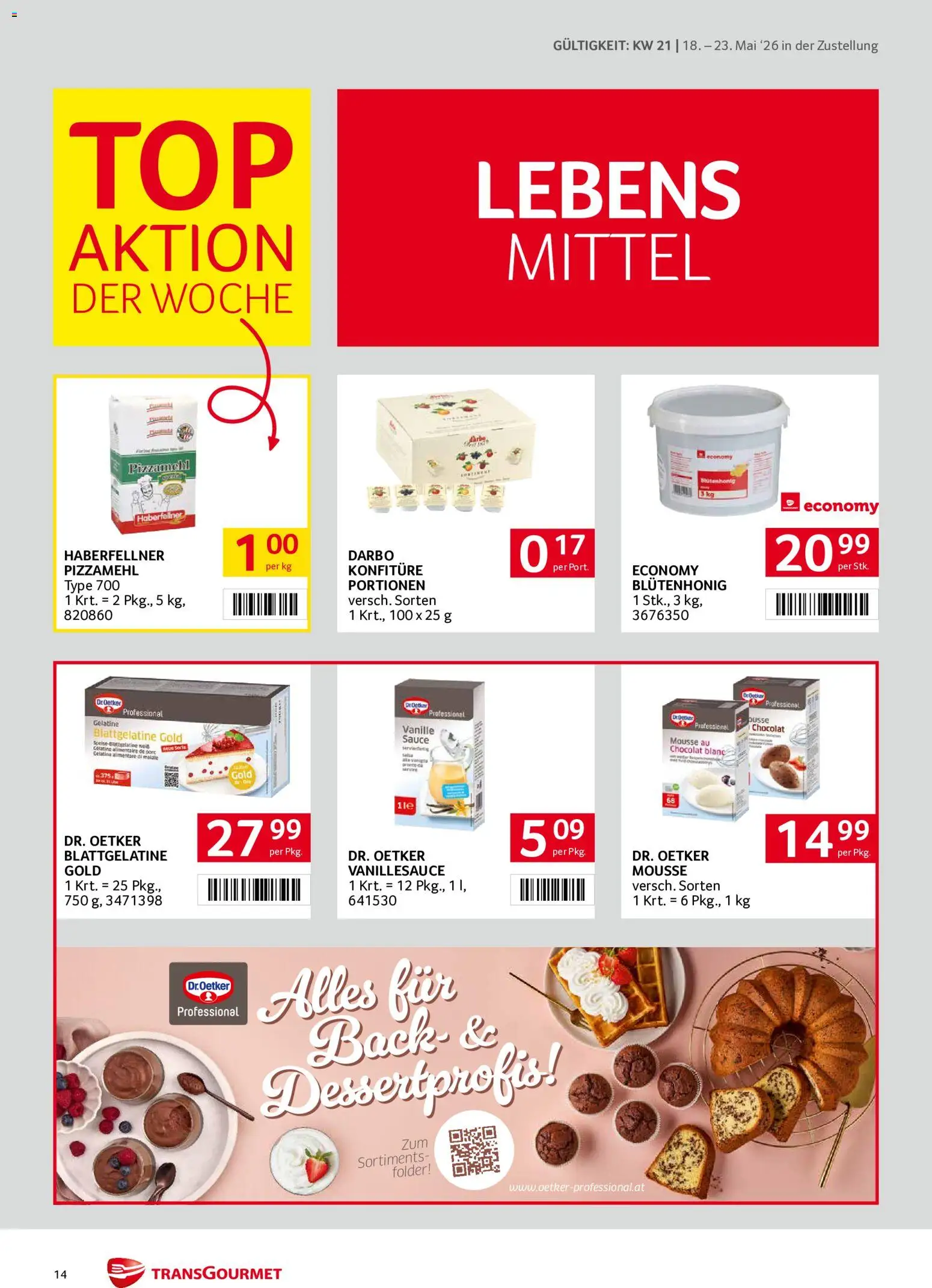 Transgourmet Zustellaktion gültig ab 18.05.2026 | Seite: 14