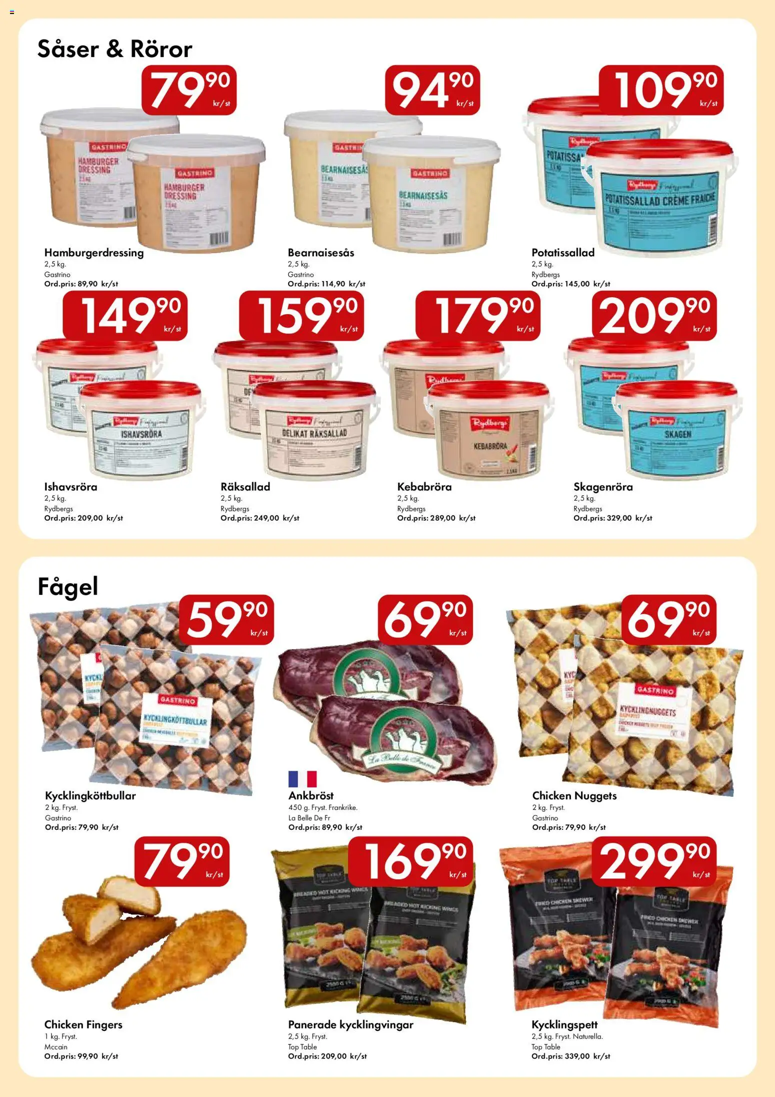 Hypermarkety reklamblad aktuell från 15.06.2026 | Sida: 7 | Produkter: Potatissallad, Creme fraiche, Hamburgerdressing, Bearnaisesås