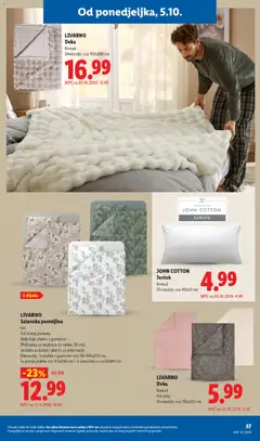 LIVARNO, Deka, Komad, Od pliša, Dimenzije: cca 150x200 cm - Pregled kataloga iz trgovine Lidl, vrijedi od 05.10.2026 | Stranica: 37