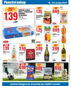 Eurospin katalog akcije – veljaven od 18.06.2026 | Stran: 8 | Izdelki: Bonboni, Sok, Pivo, Cips