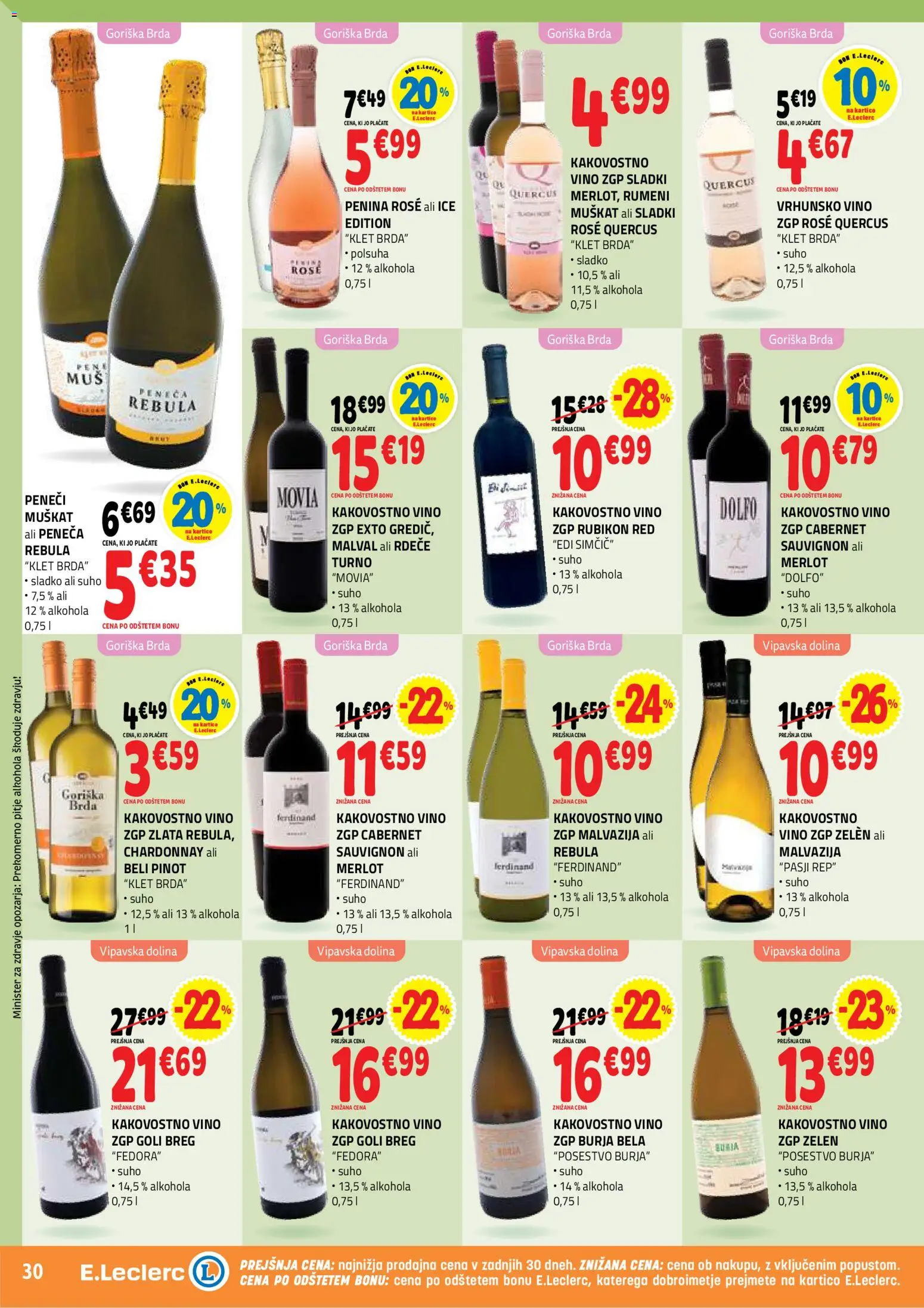 Novi E.leclerc katalog ponudbe – veljaven od 24.06.2026 | Stran: 30